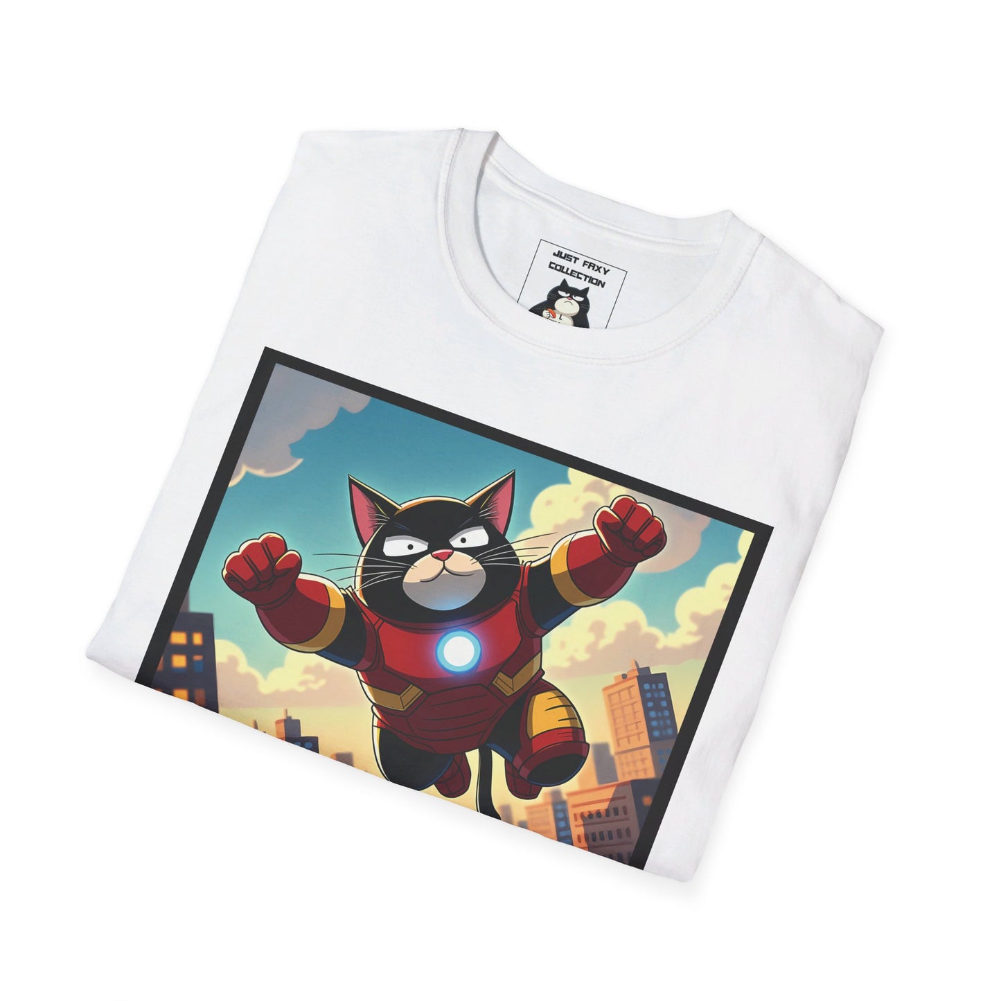 Faxy Iron Meow Tee - Power Up Your Style! ๐ฆพ๐พ