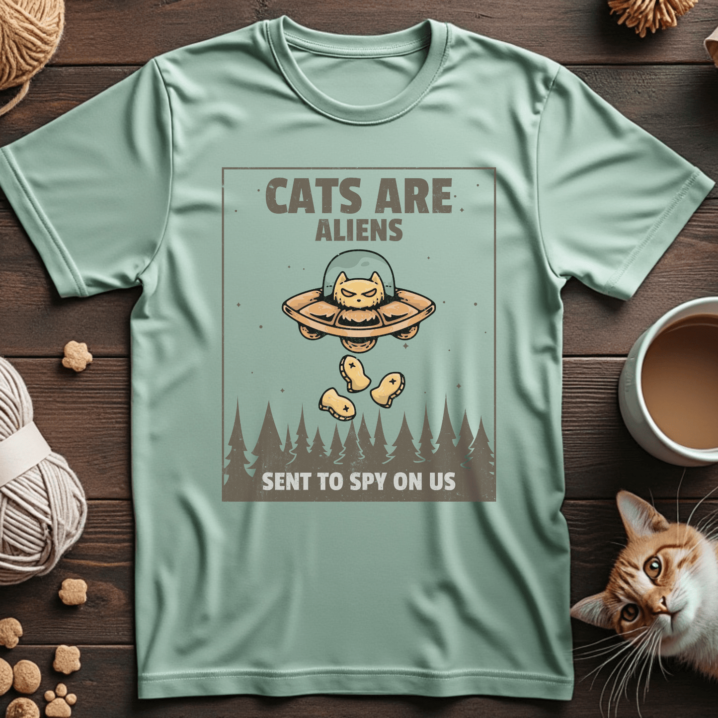 Cats Are Aliens Unisex Tee