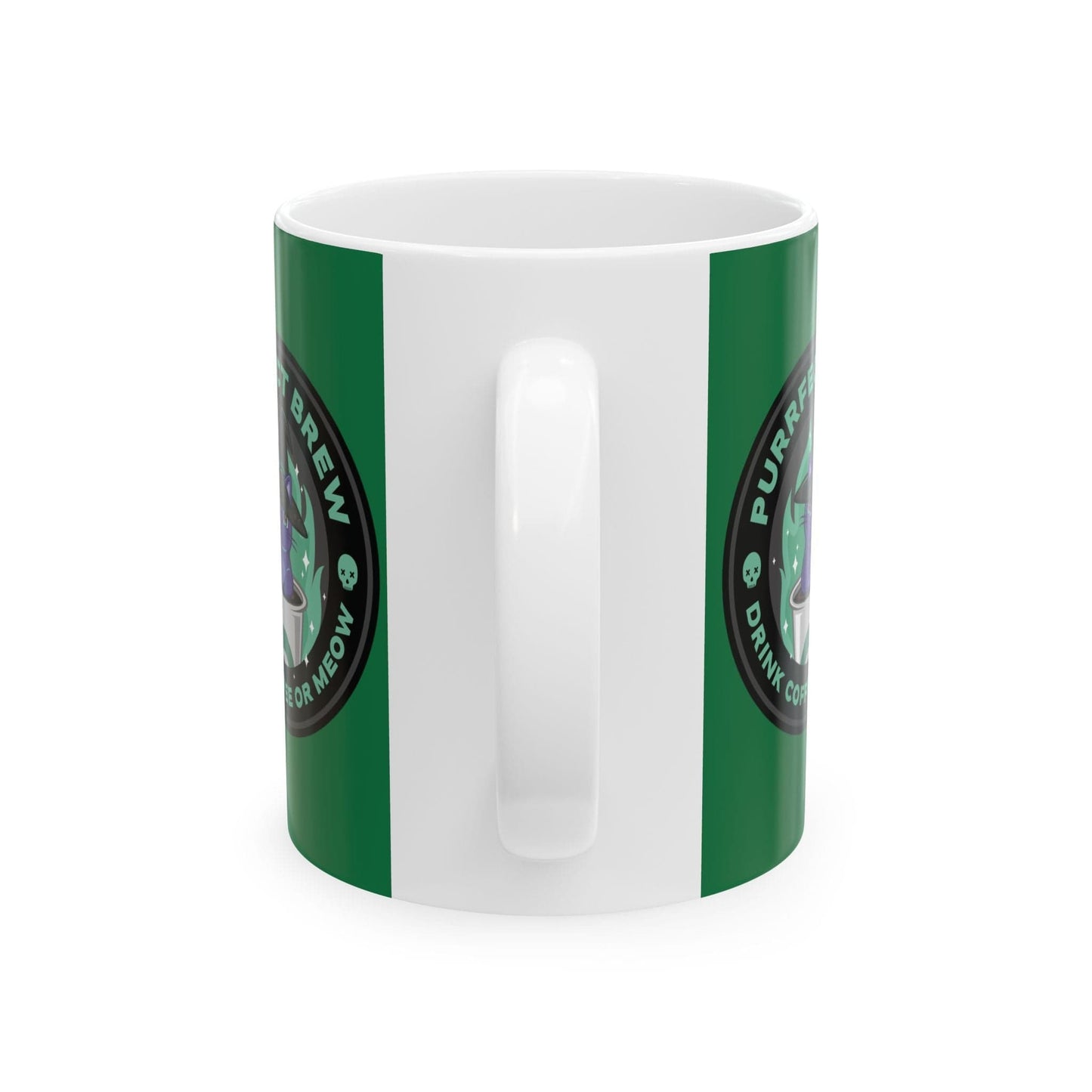 Purrfect Brew Kitty Witch Mug (11oz, 15oz)