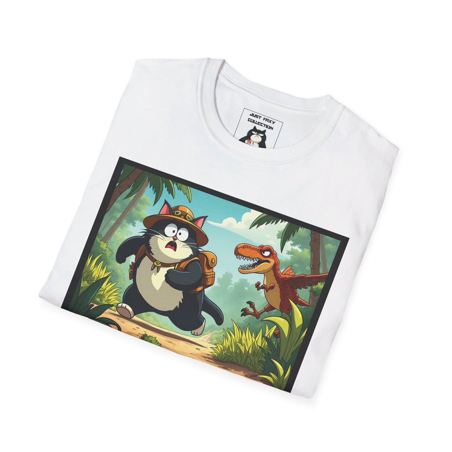 Faxy the Explorer T-Shirt – Jurassic Adventure Awaits! 🦖🌿