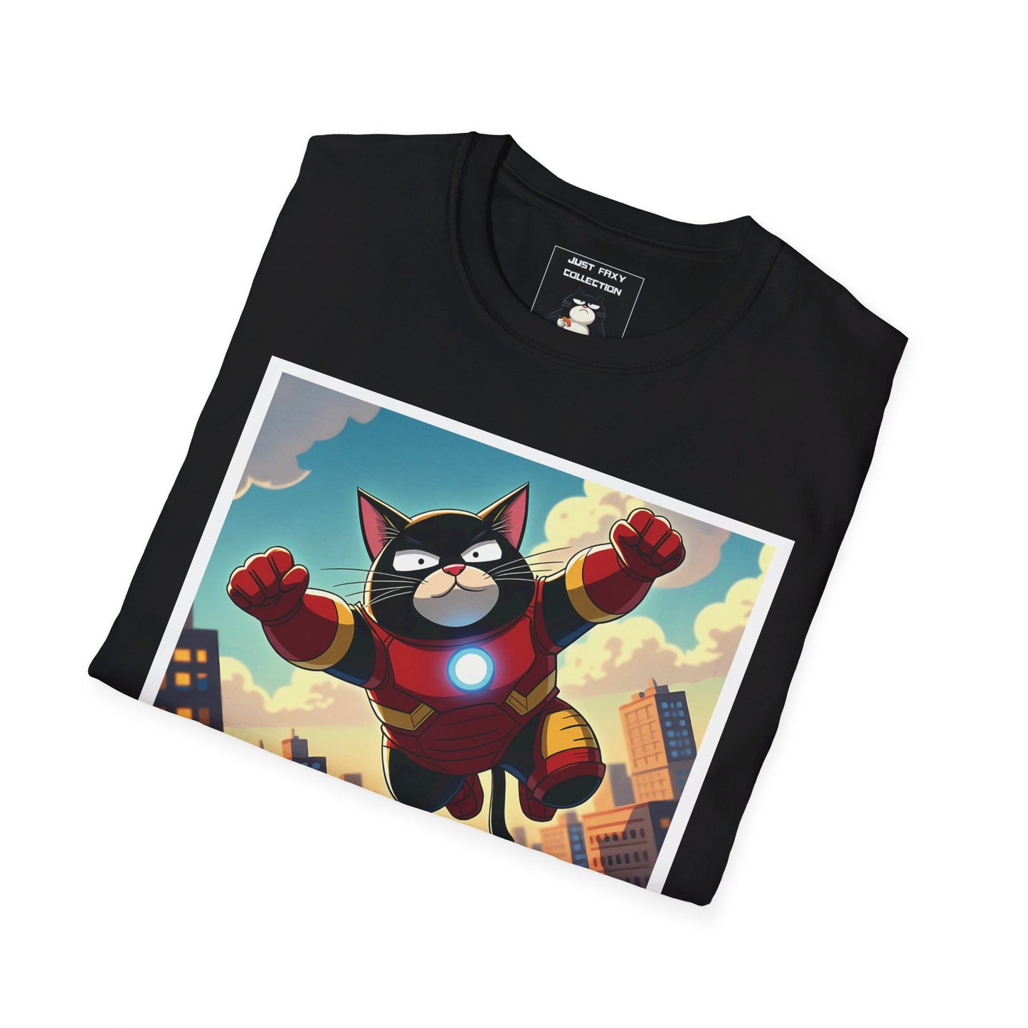 Faxy Iron Meow Tee - Power Up Your Style! ๐ฆพ๐พ