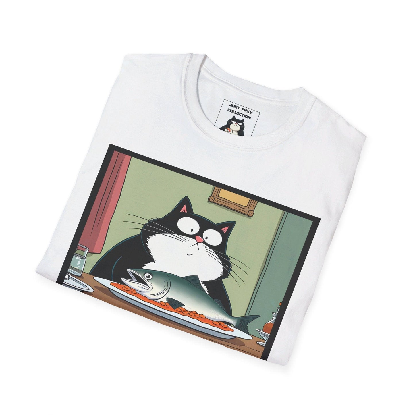Surprised Faxy "Fish Feast Fiasco" Tee – Bigger Fish to Fry 🐟😲