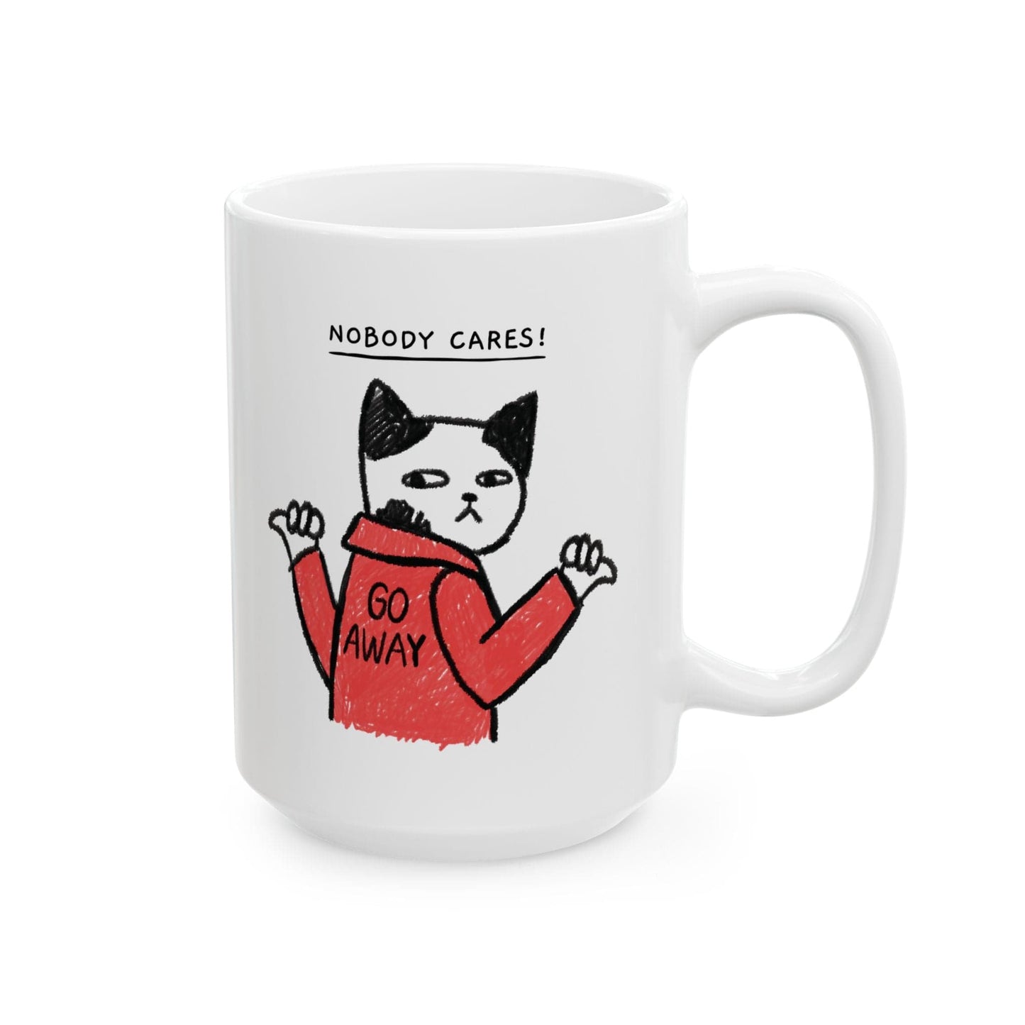 Purrfect Brew Nobody Cares Mug (11oz, 15oz)