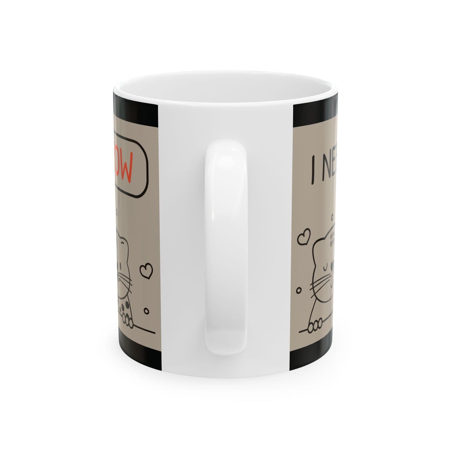 Purrfect Brew "I Need Coffee Right Meow" Mug