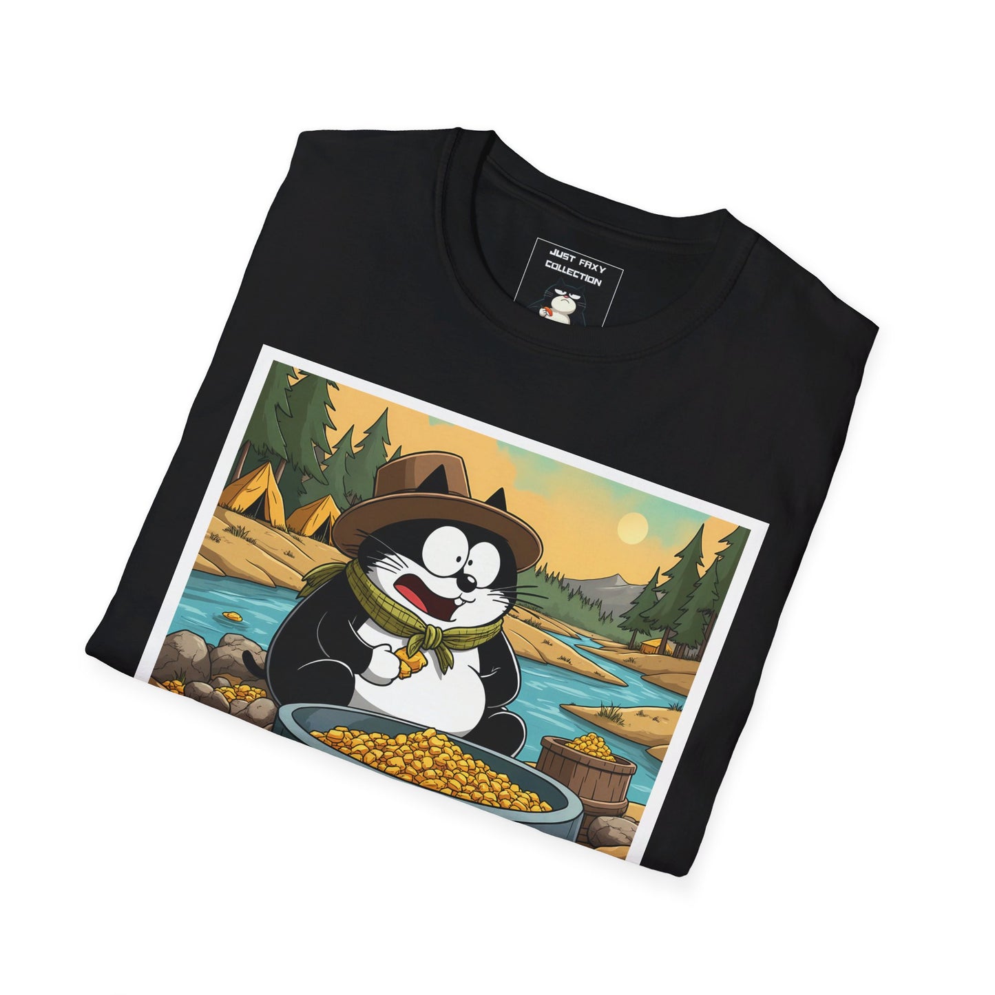 Faxy "Gold Rush Paws-perity" Tee – Strike it Rich in Style! 💰⛏️