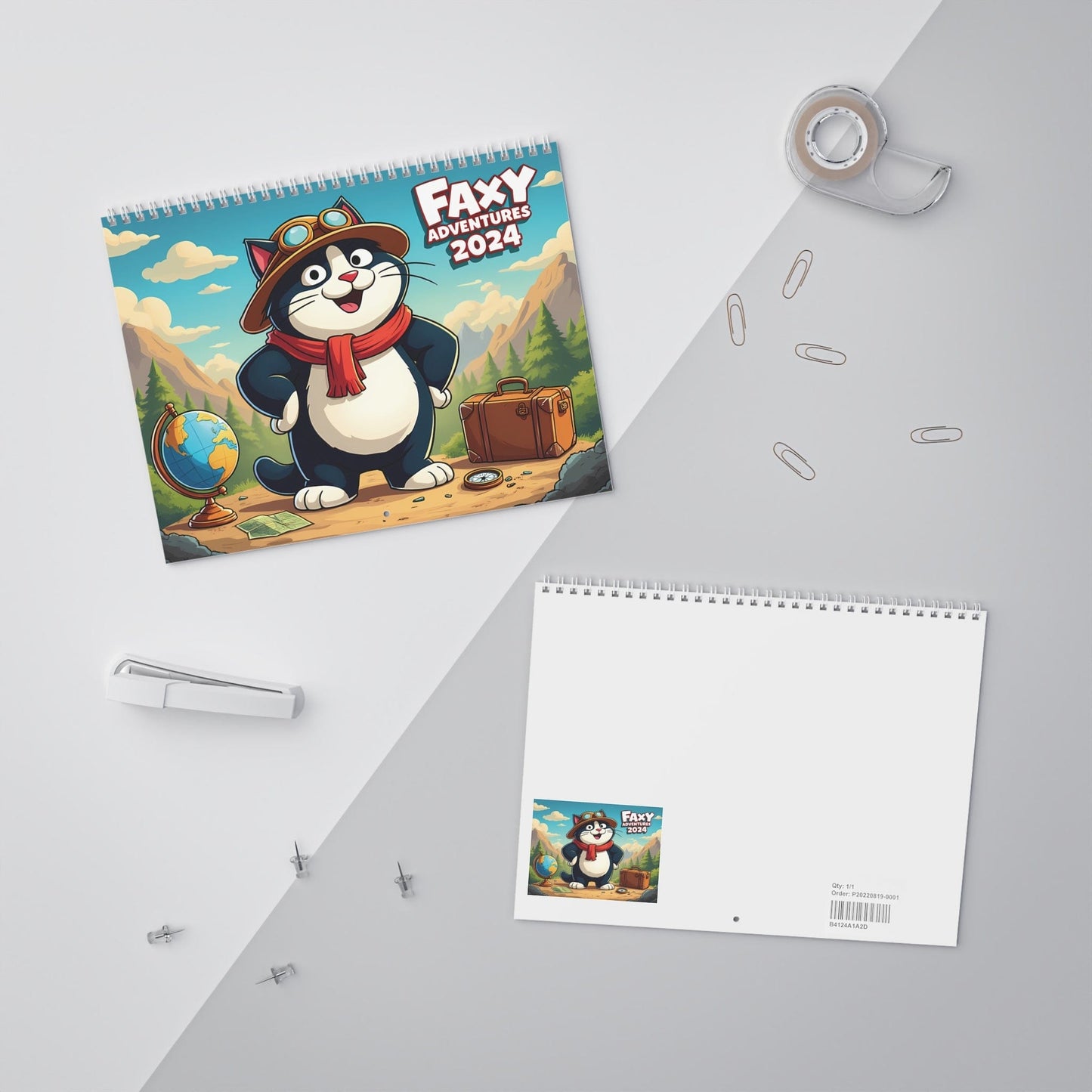 Faxy Adventures Calendar 2024 by Meowtopia