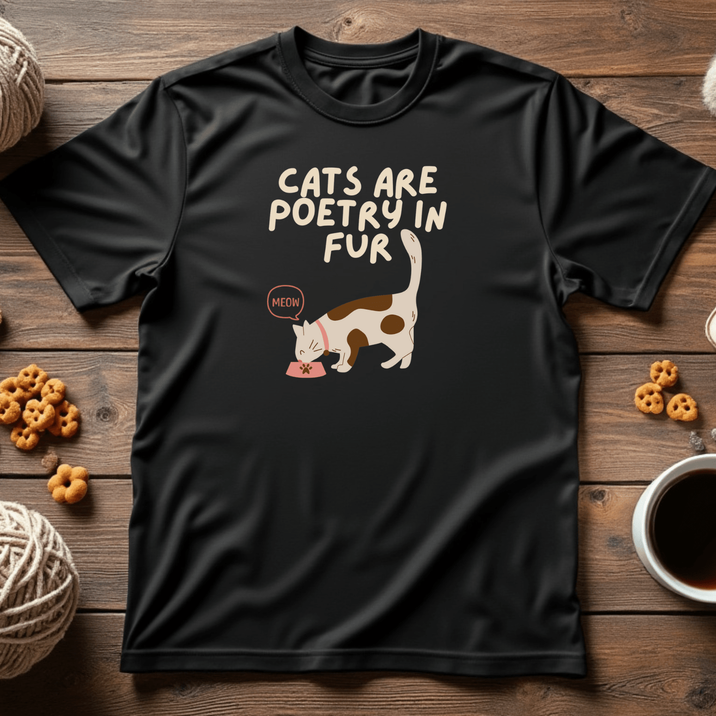 Cats Are Poetry in Fur Tee