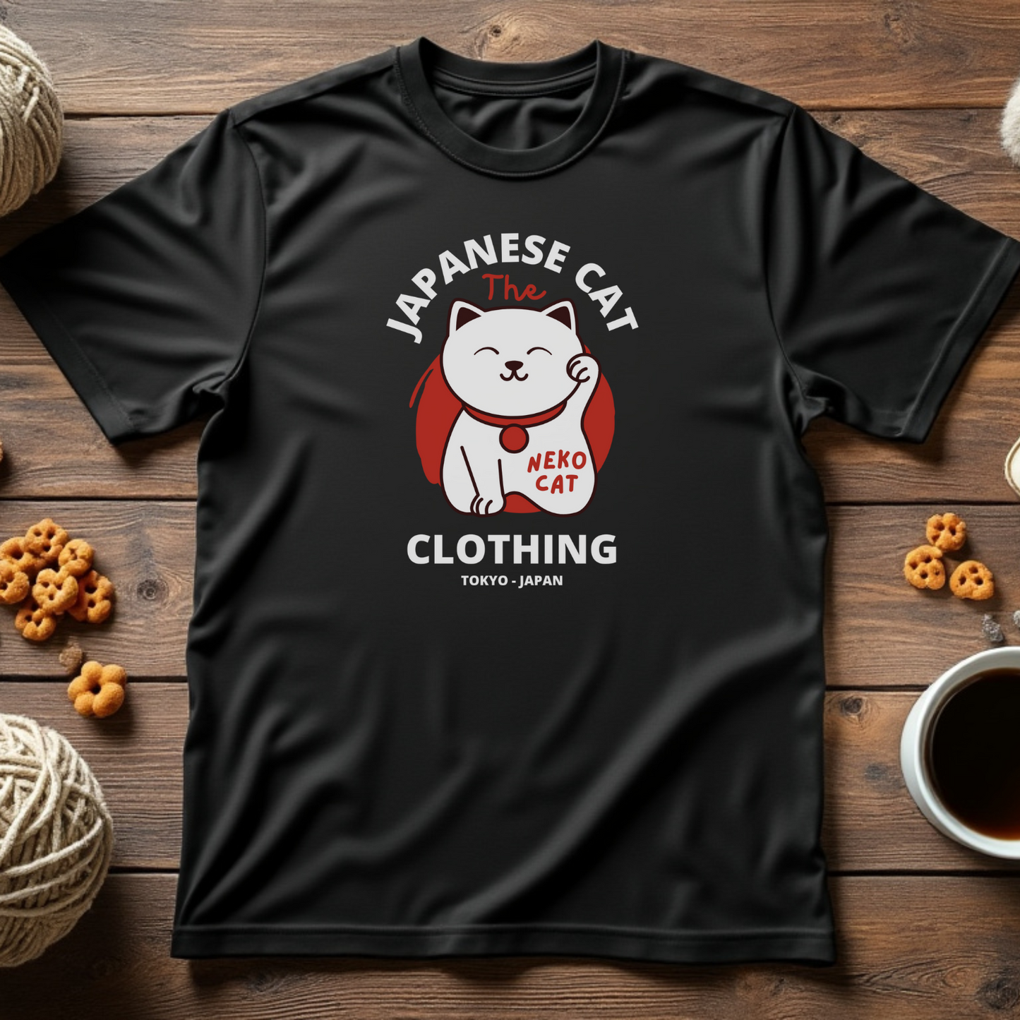 Japanese Cat The Neko Clothing Tee