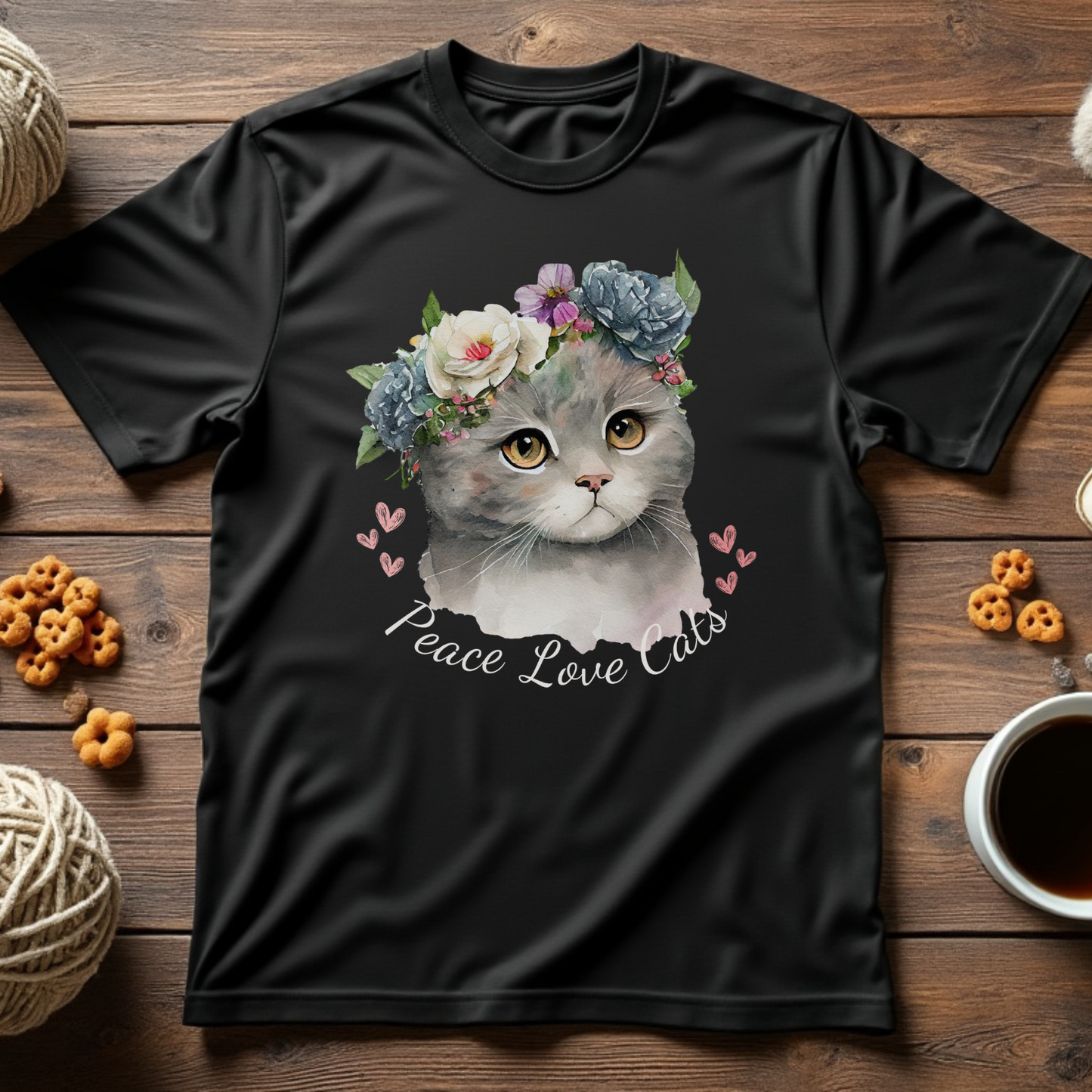 Peace Love Cats Tee