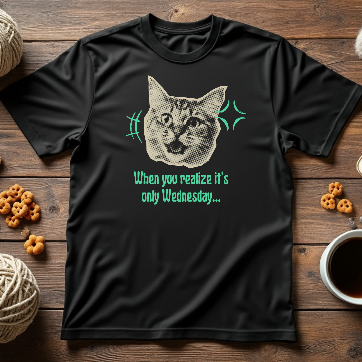 Midweek Cat Surprise Unisex Tee