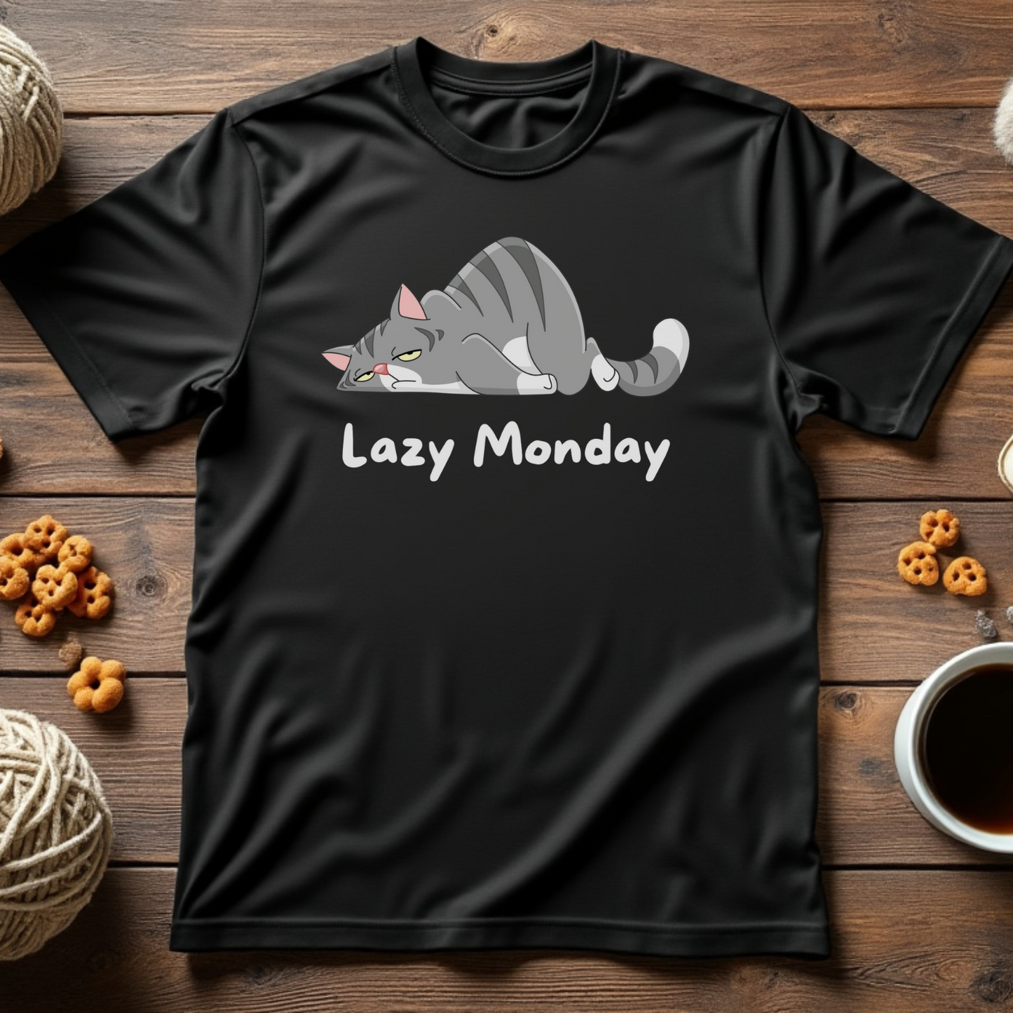 Lazy Monday Cat Unisex Tee