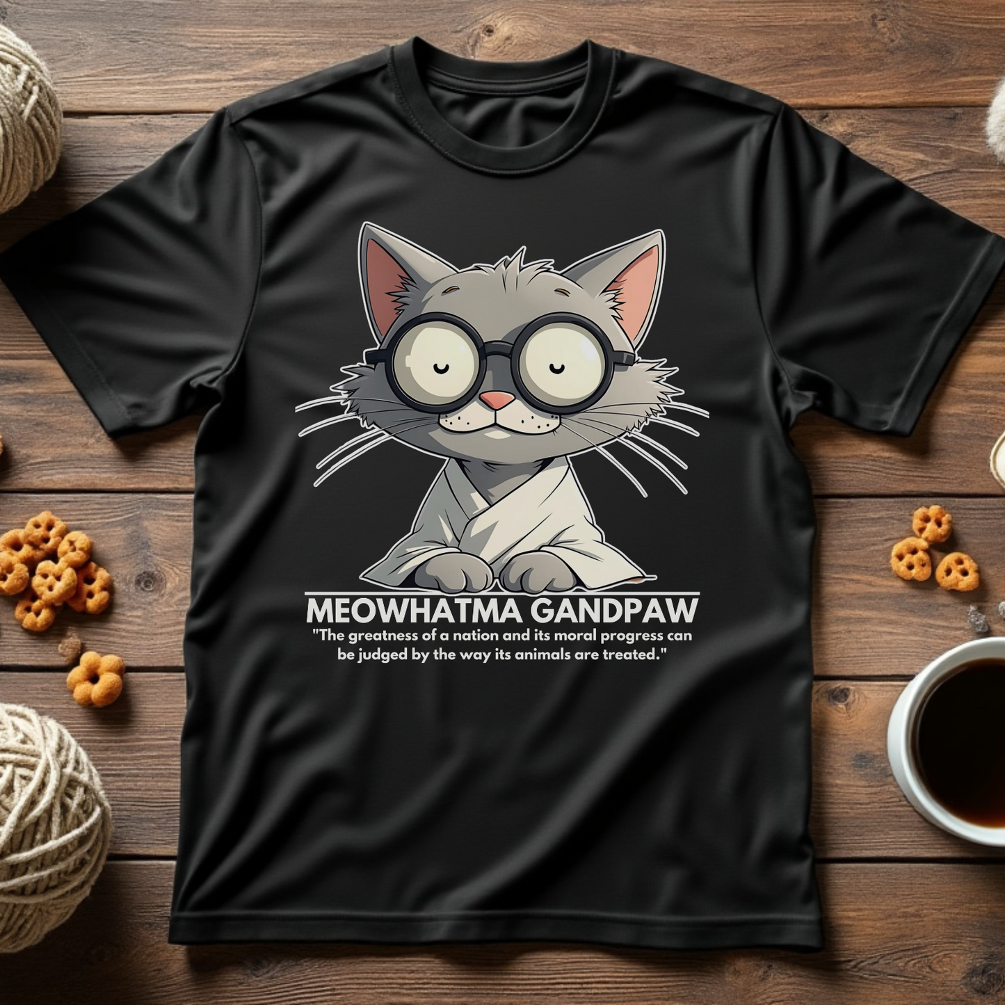 Meowhatma Gandpaw Unisex Tee