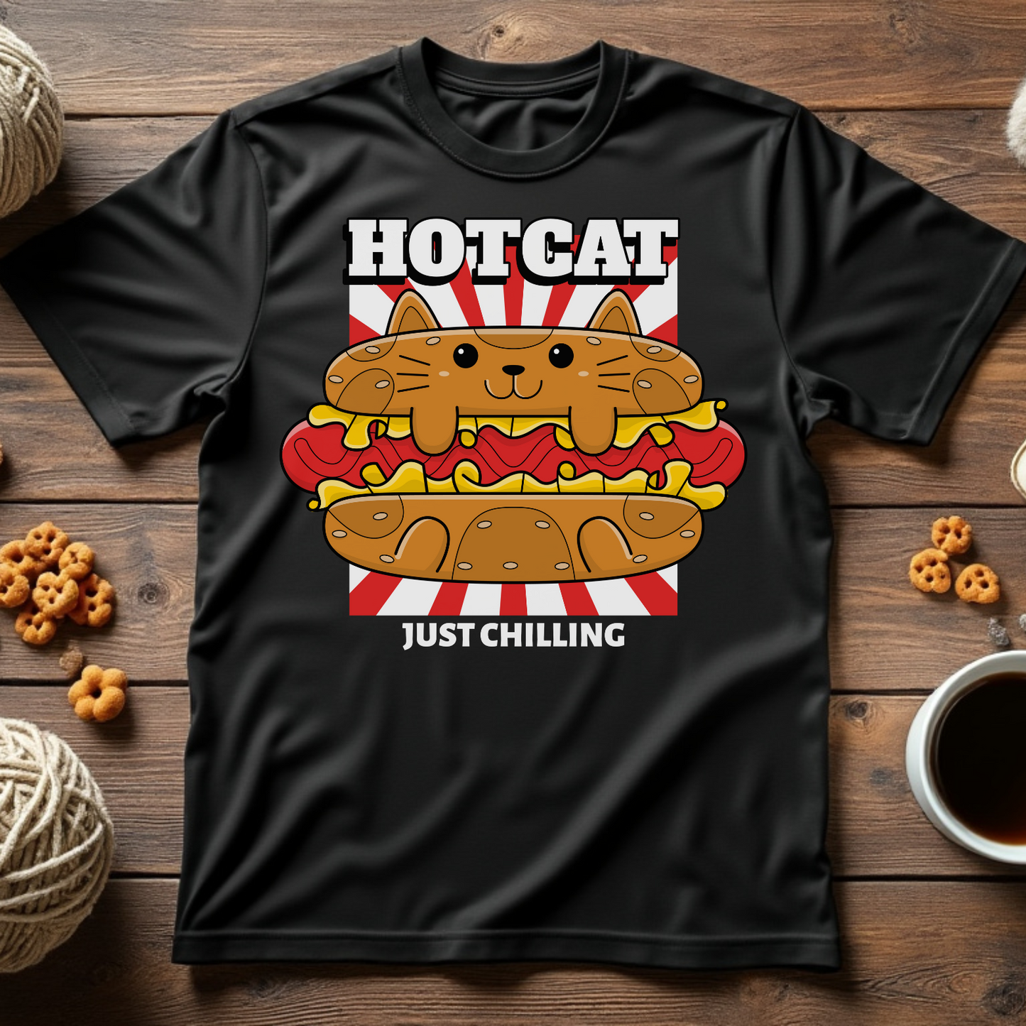 Hotcat in the Bun Tee