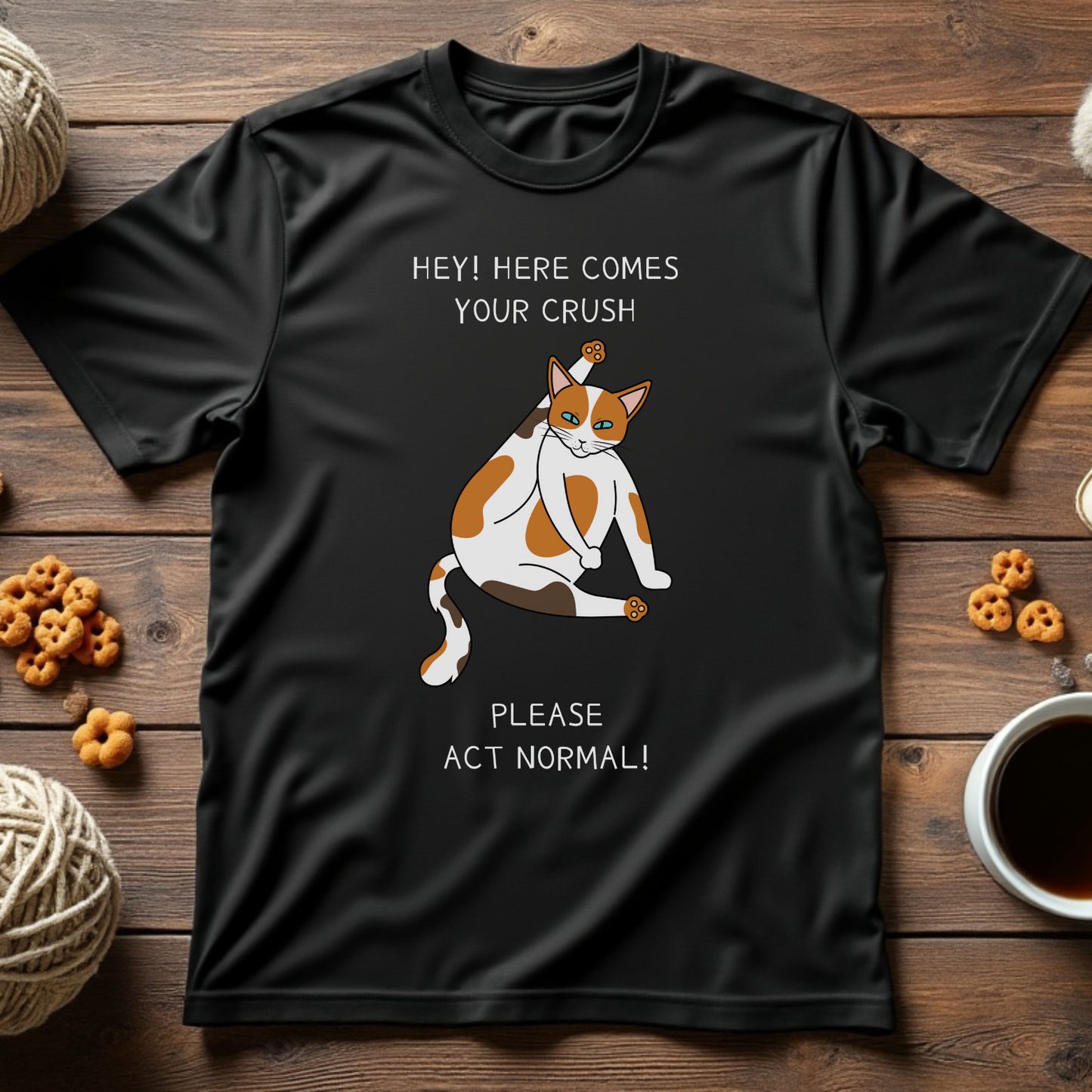 Hey! Here Comes Your Crush Unisex Tee