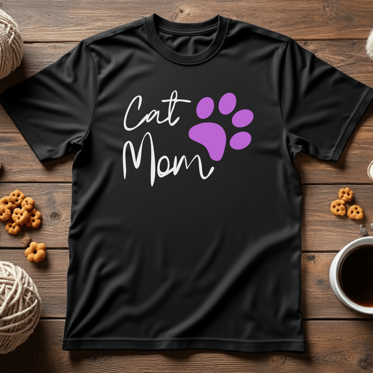 Cat Mom Paw Tee