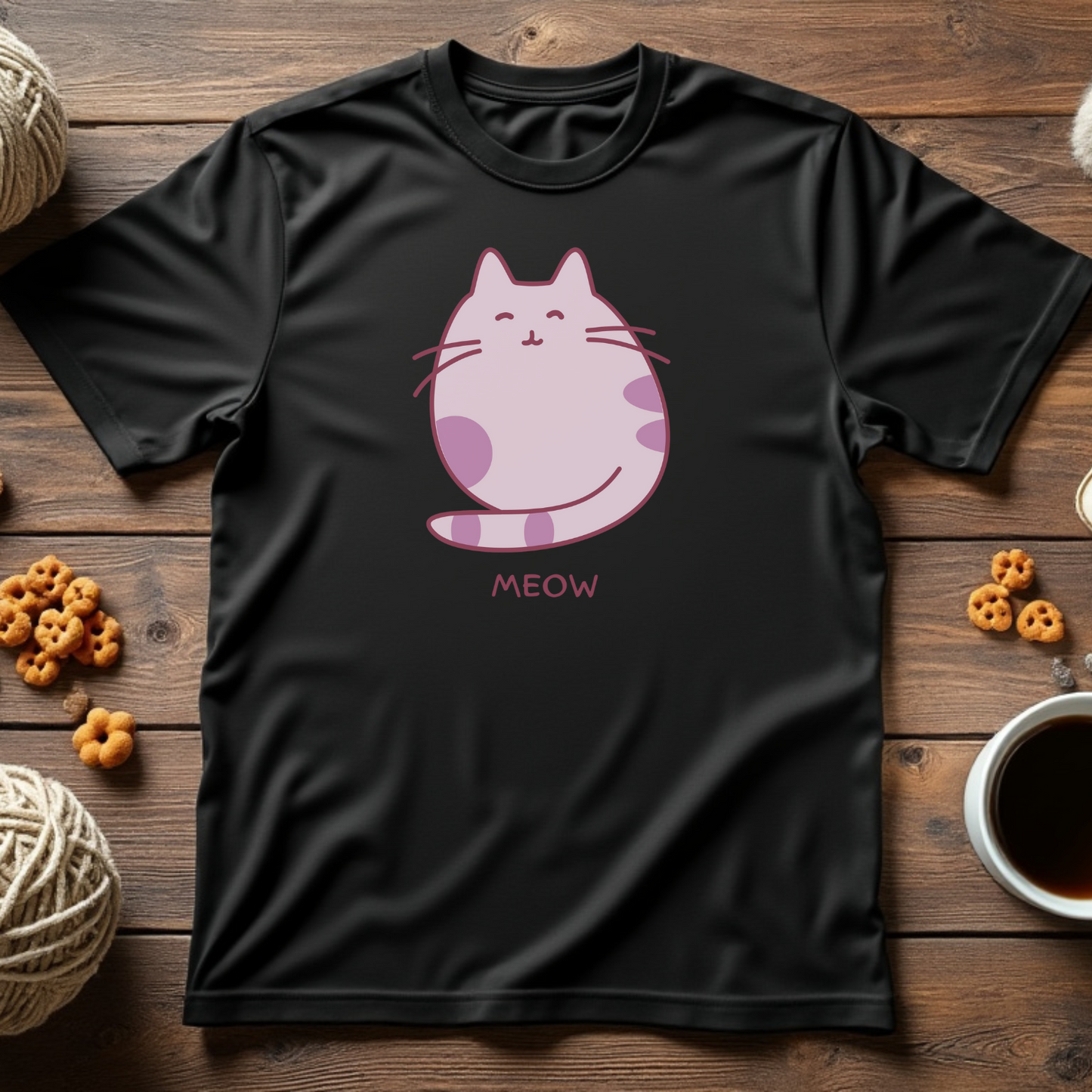 Simple Meow Cat Tee