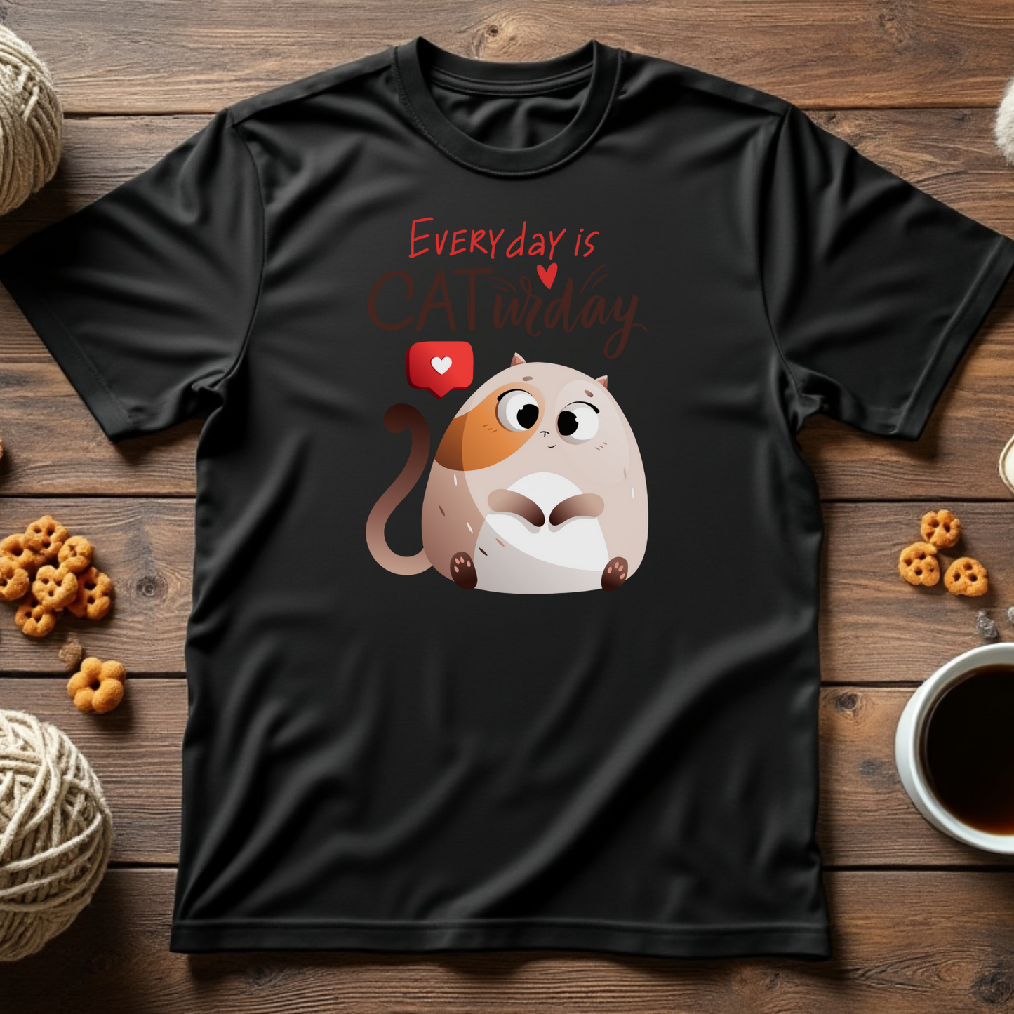 Every Day is CATurday Tee