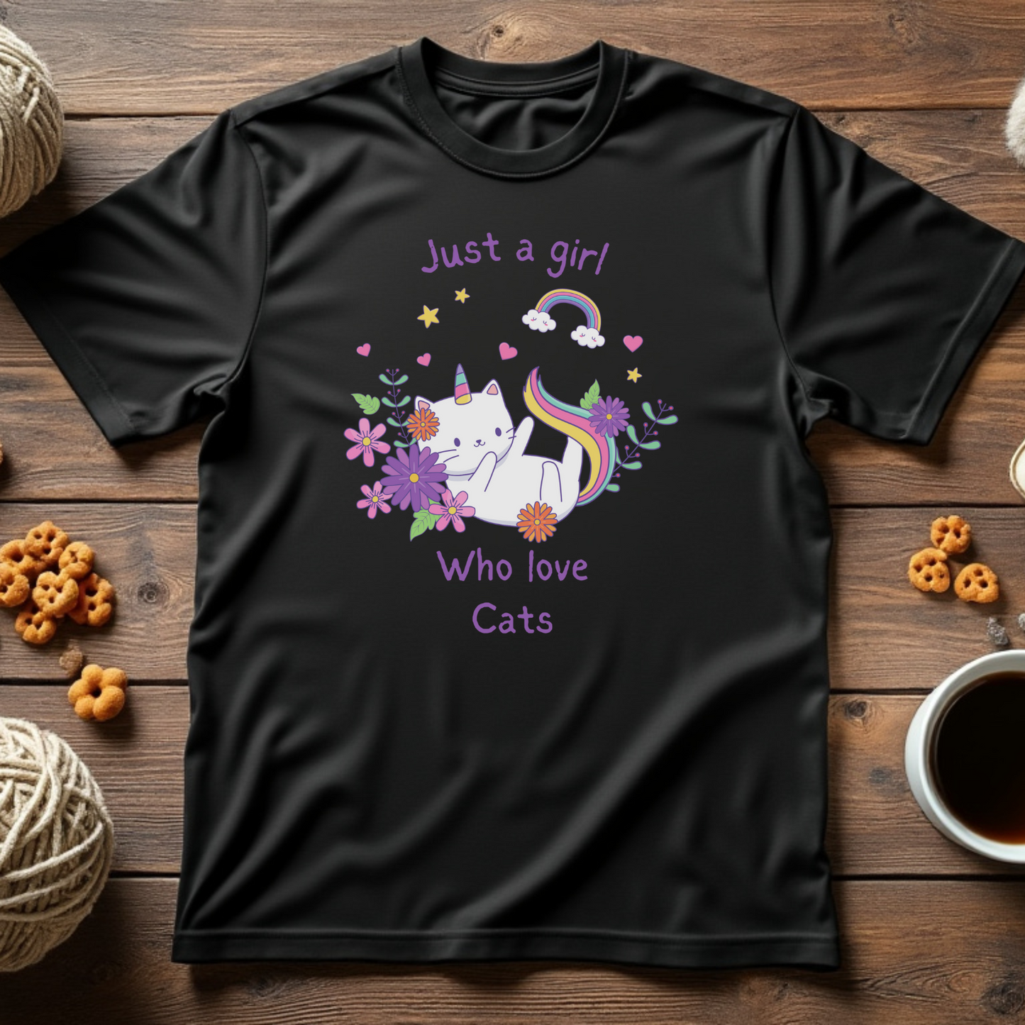 Just a Girl Who Loves Cats Tee