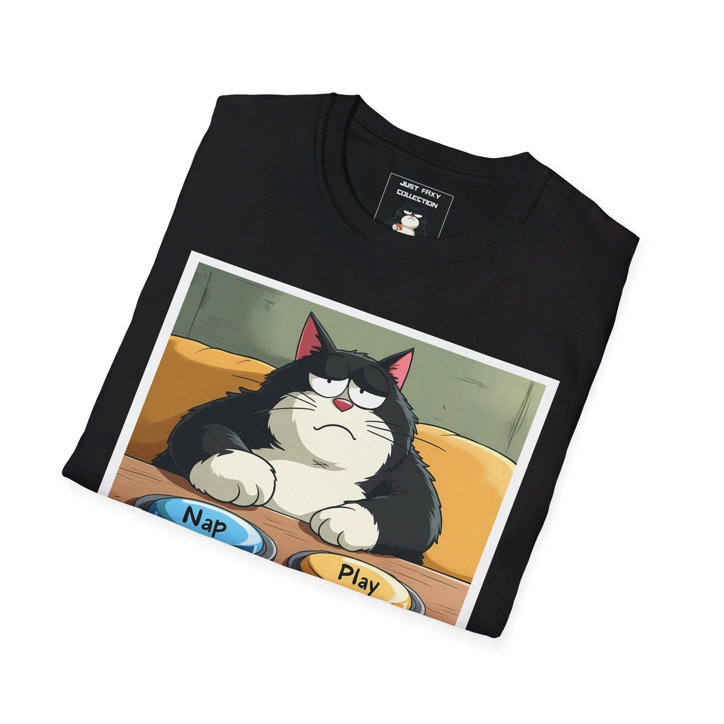 Faxy's "Decisions, Decisions" Tee – The Eternal Nap vs. Play Dilemma 💤🎮
