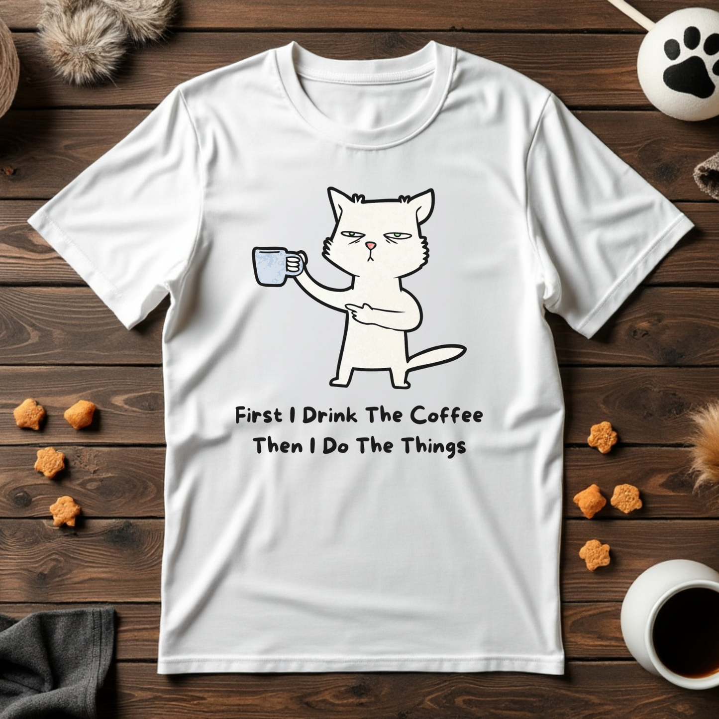 Coffee Cat Tee