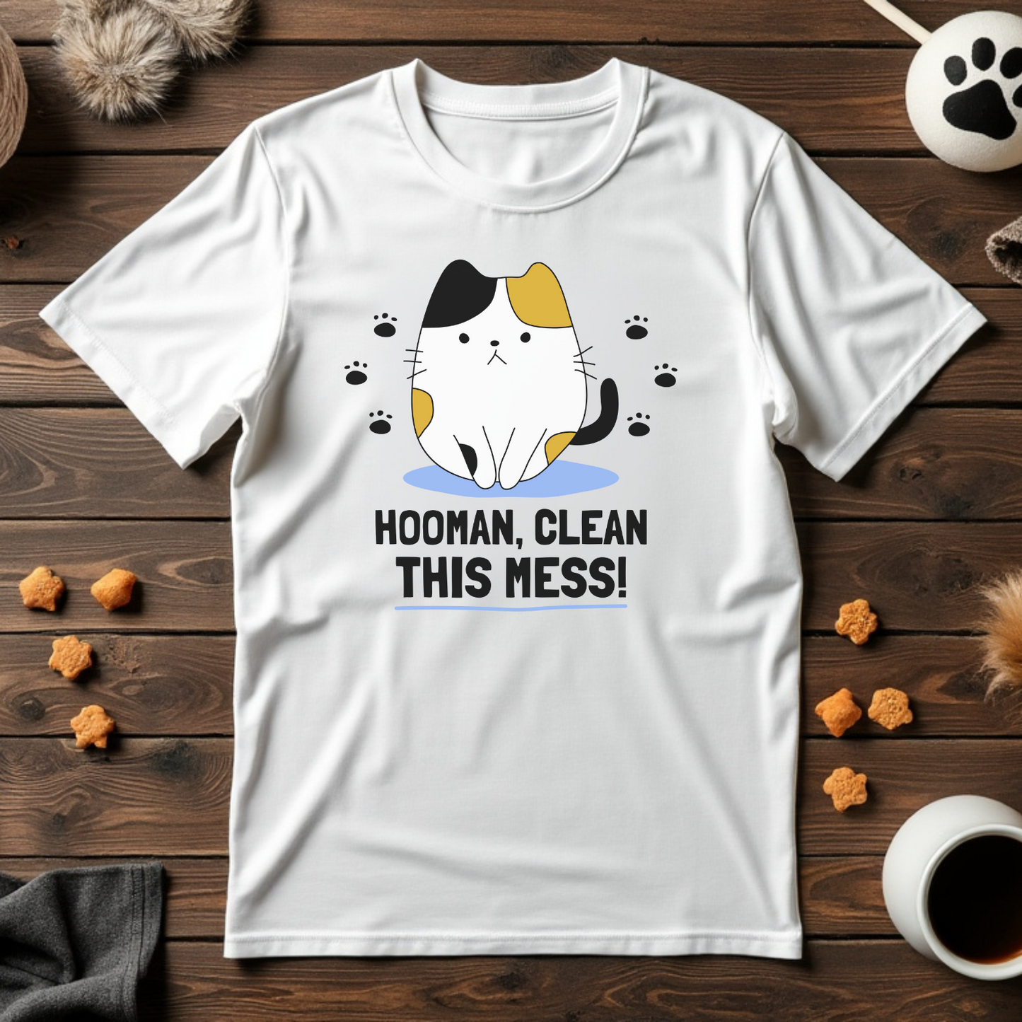 Hooman, Clean This Mess! Unisex Tee