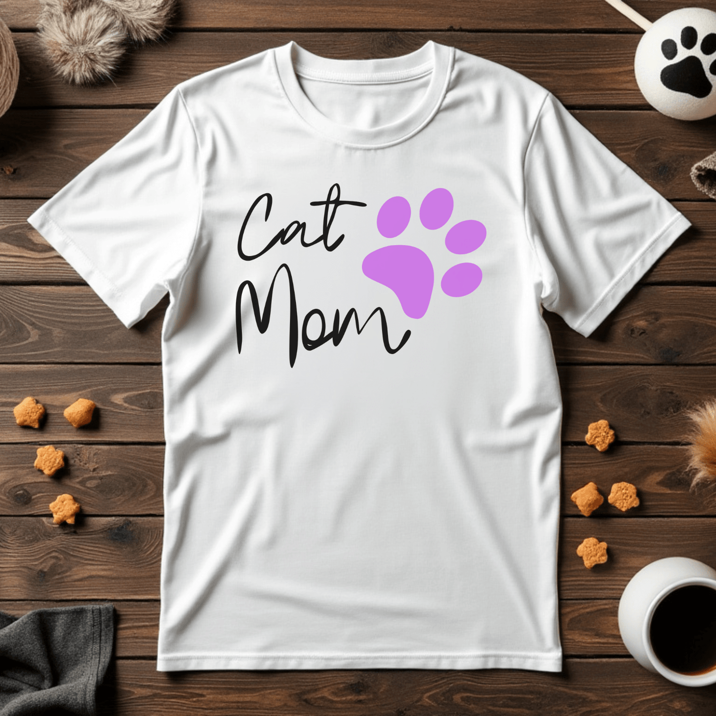 Cat Mom Paw Tee