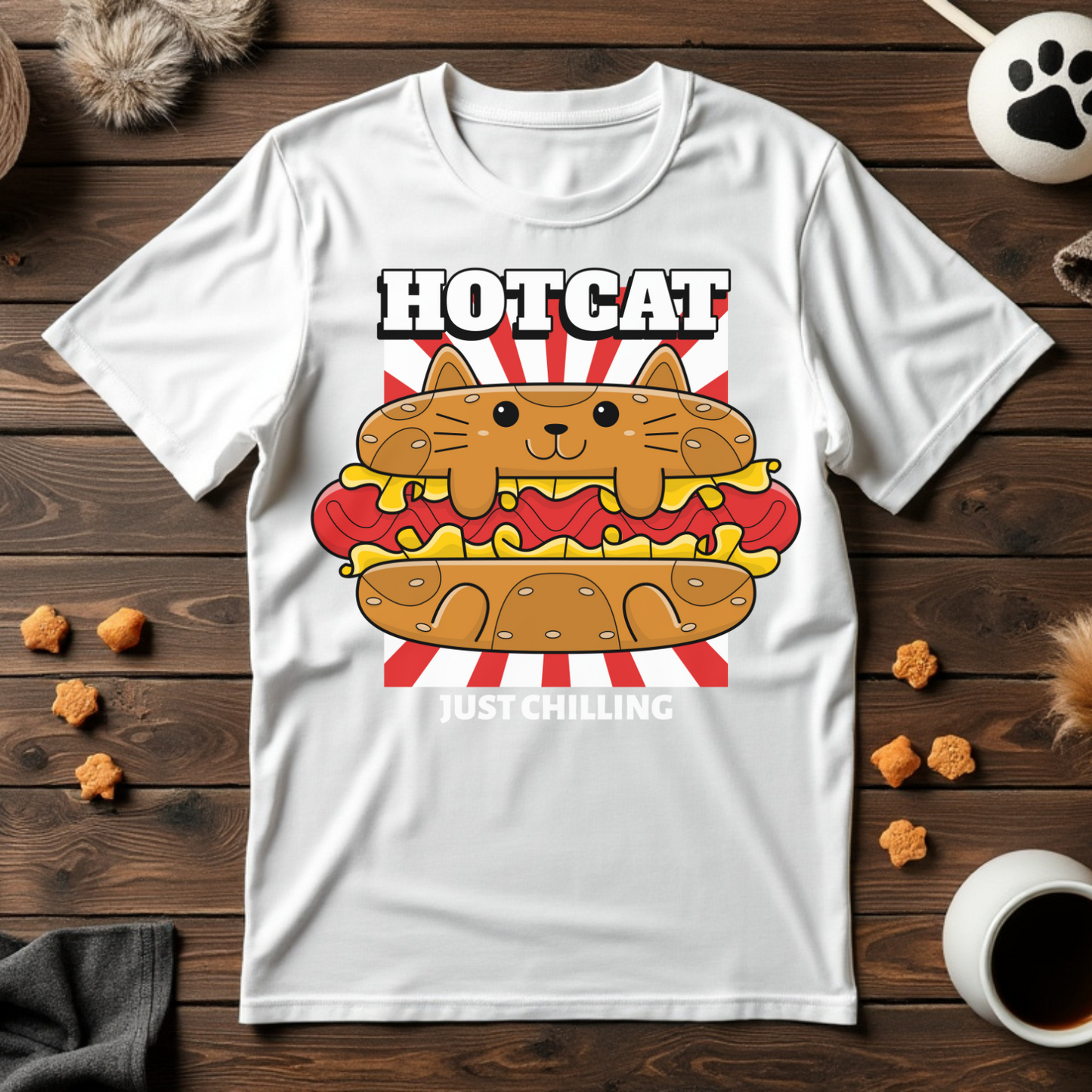 Hotcat in the Bun Tee