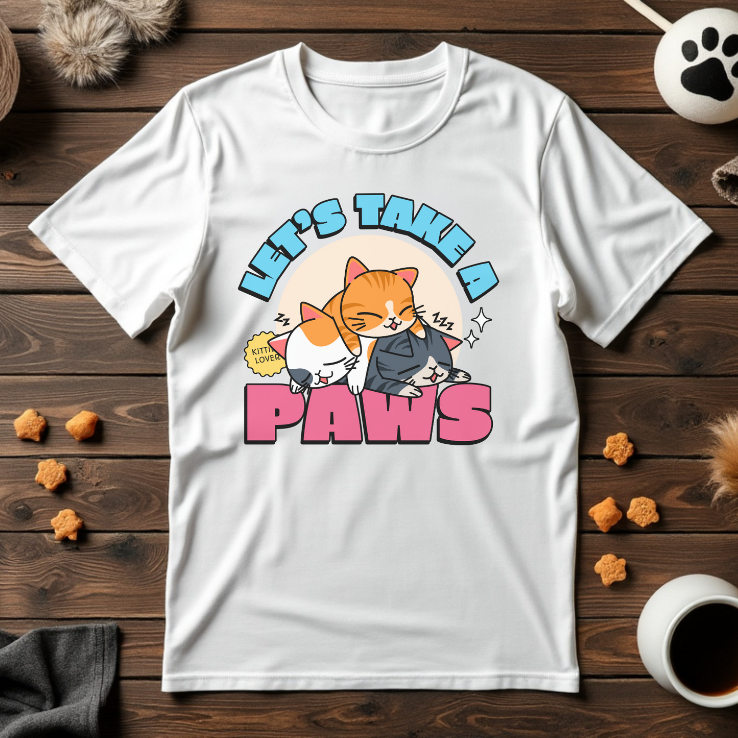 Let's Take a Paws Tee
