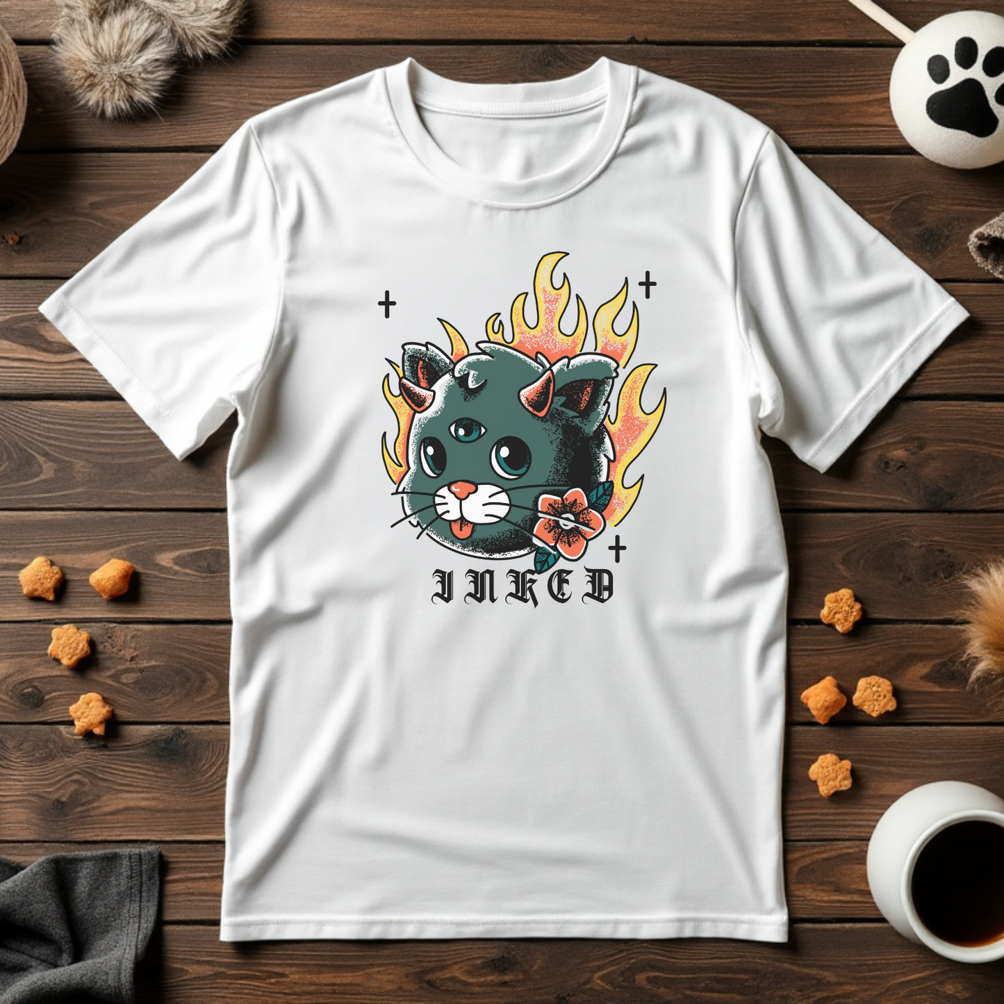 Fiery Feline Unisex Tee