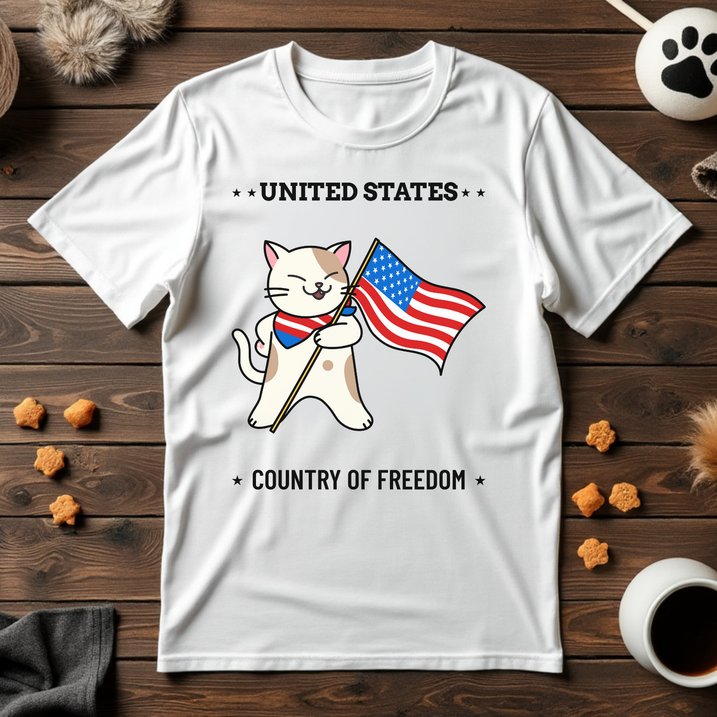 United States: Country of Freedom Unisex Tee