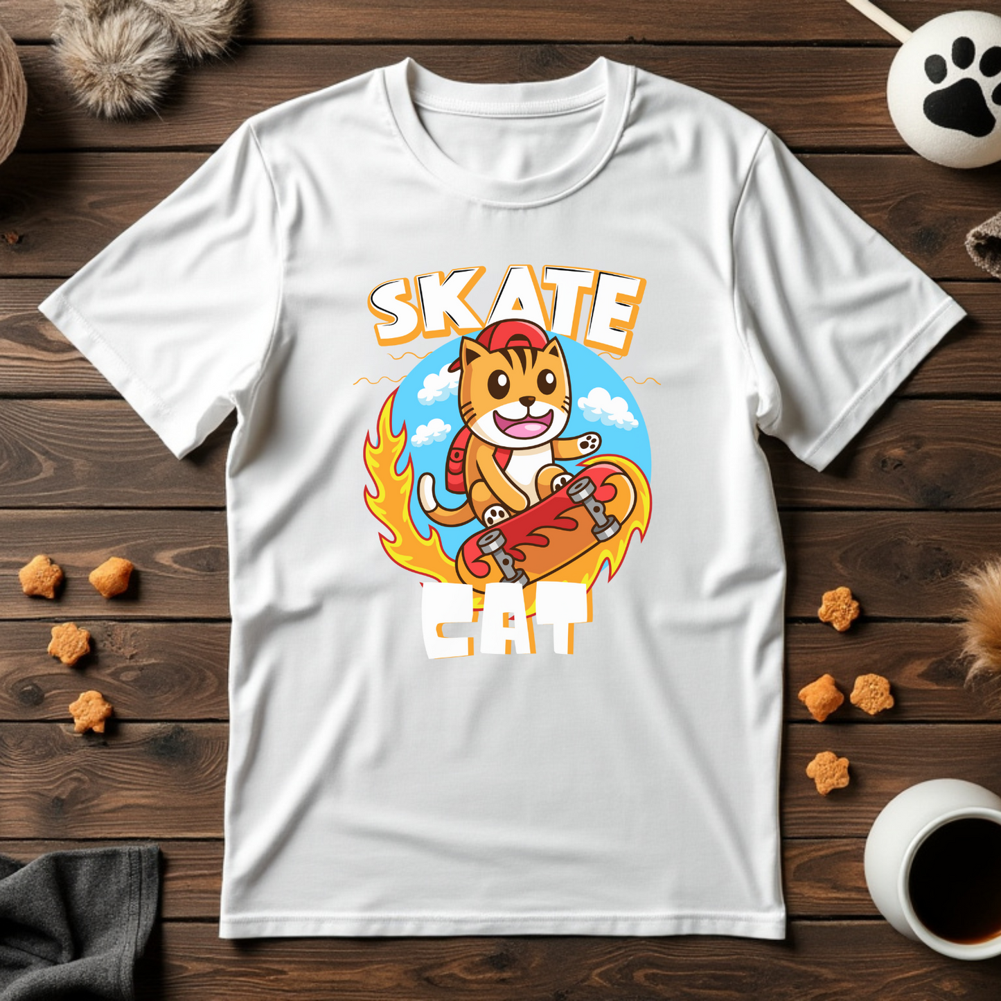 Skate Cat Unisex Tee