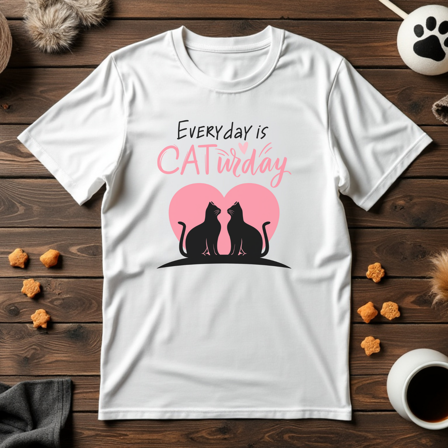 Everyday is CATurday Tee