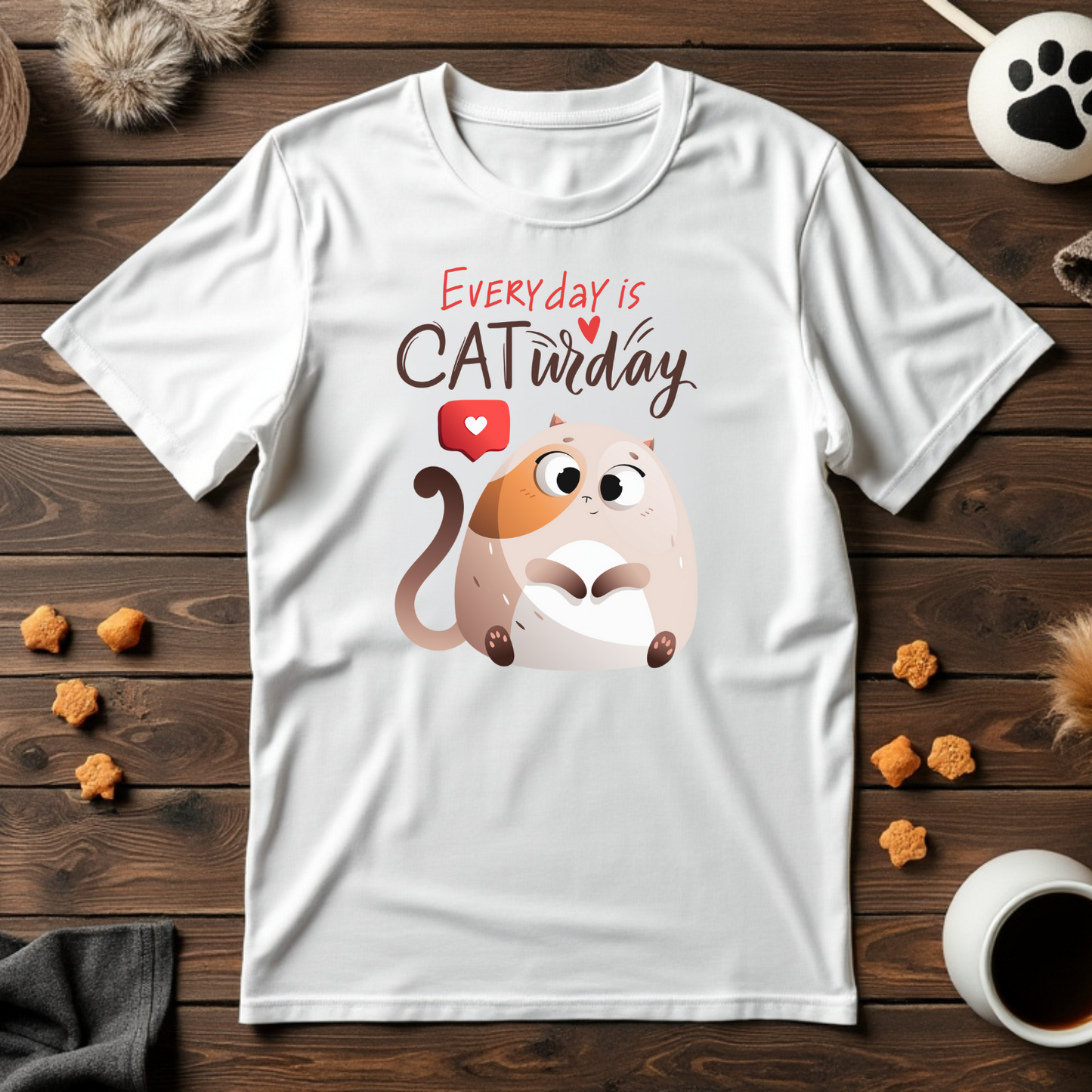 Every Day is CATurday Tee