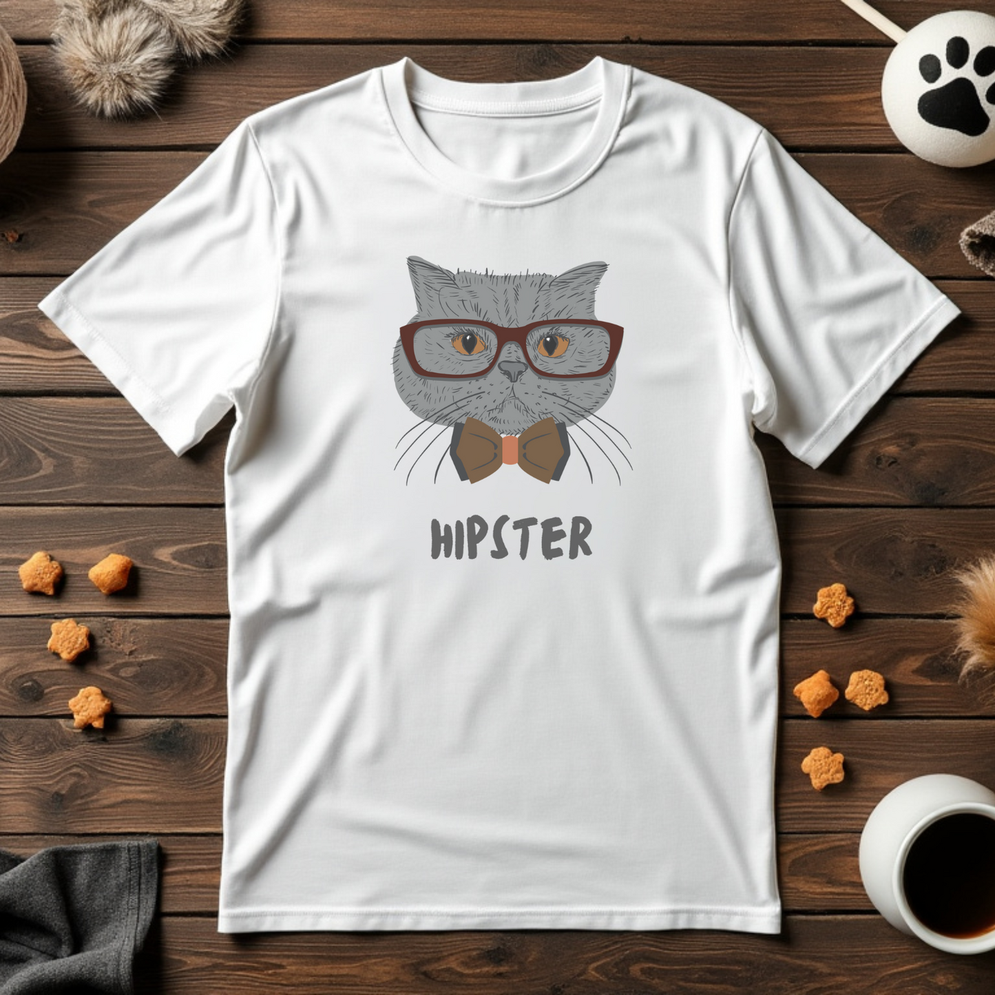 Hipster Cat Tee