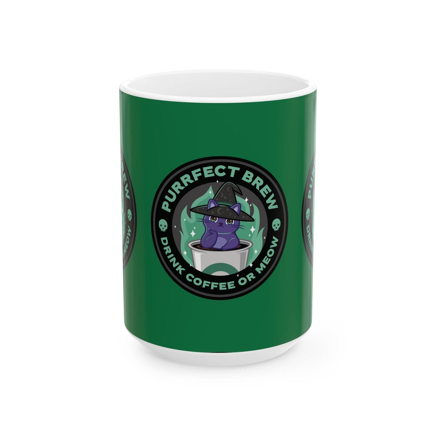 Purrfect Brew Kitty Witch Mug (11oz, 15oz)