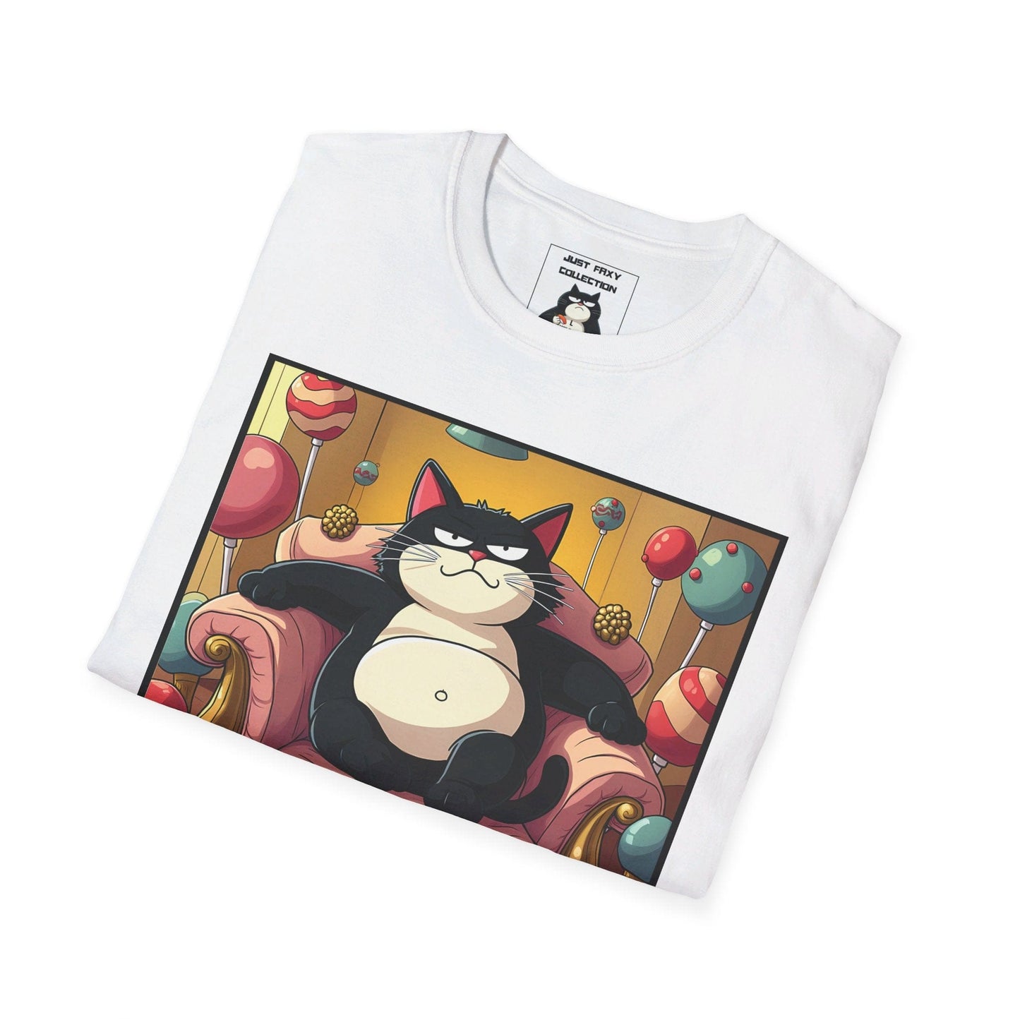 Just Faxy "Candy King" Tee – Rule Your Sweet Kingdom 🍭👑