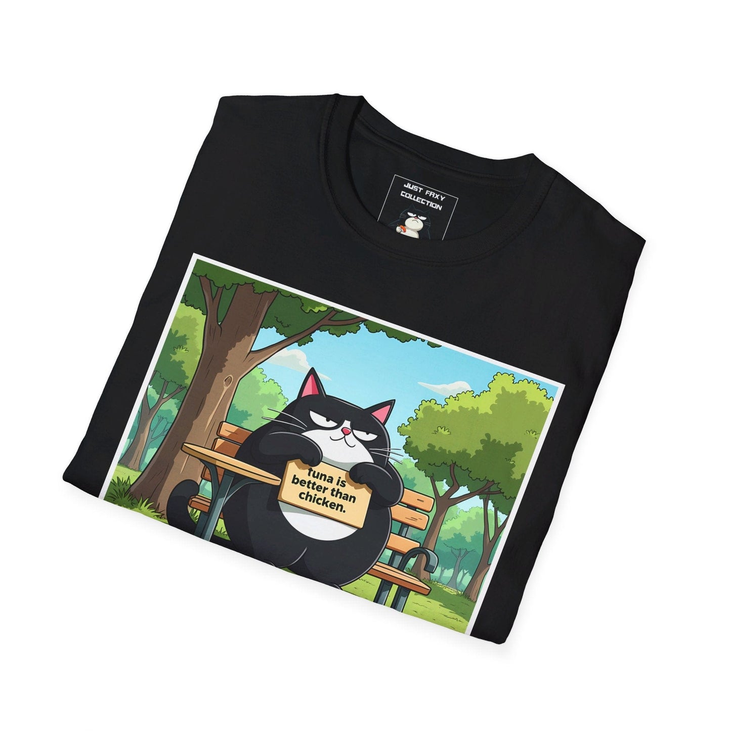 Just Faxy "Tuna is Better" Tee – For the Discerning Palate of Felines Everywhere 🍣🐱
