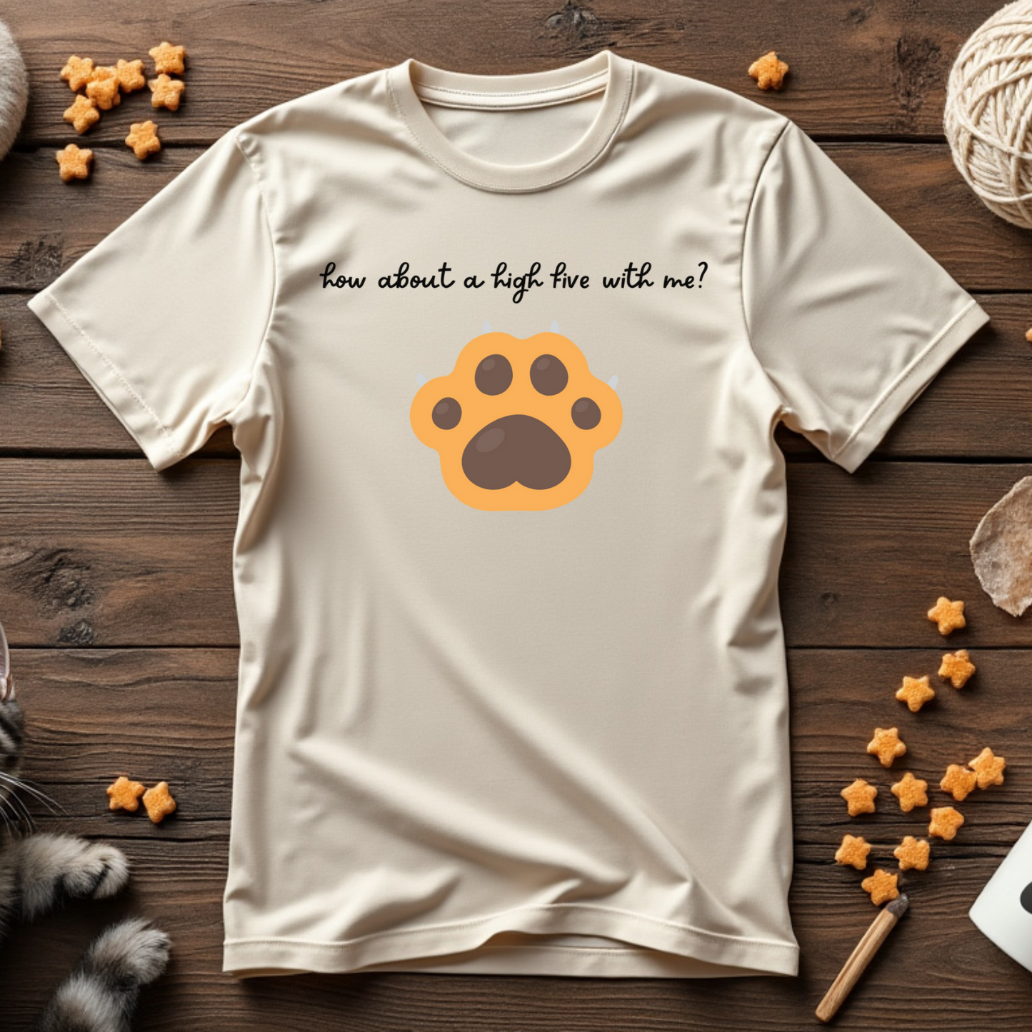 High-Five Paw Tee