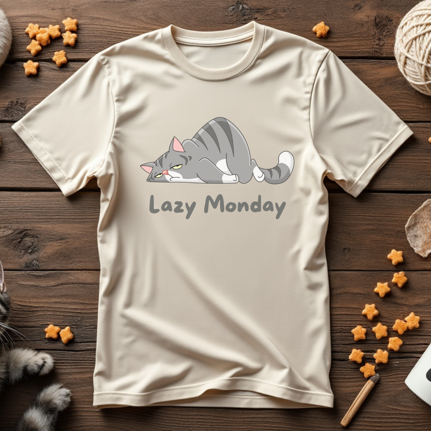 Lazy Monday Cat Unisex Tee