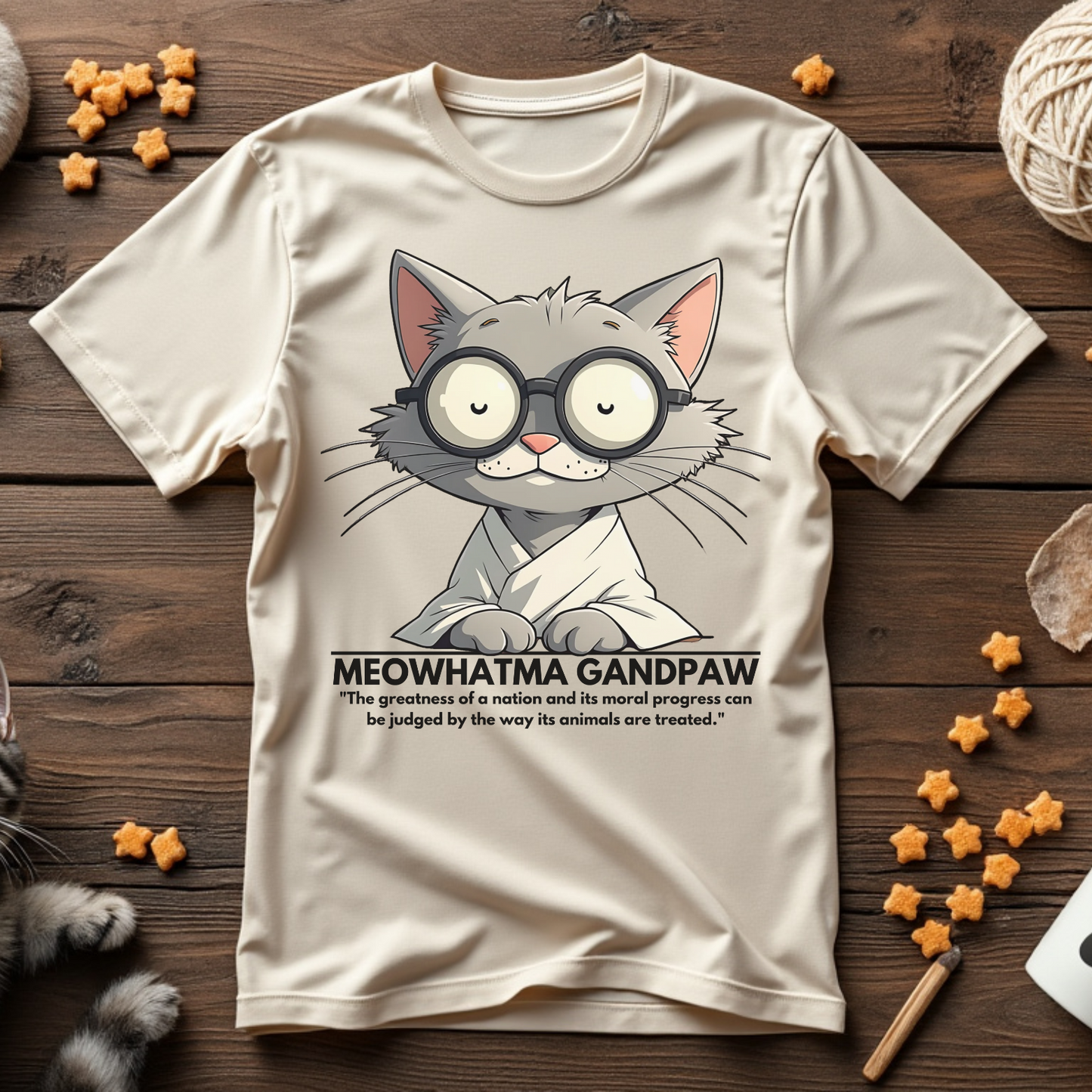 Meowhatma Gandpaw Unisex Tee