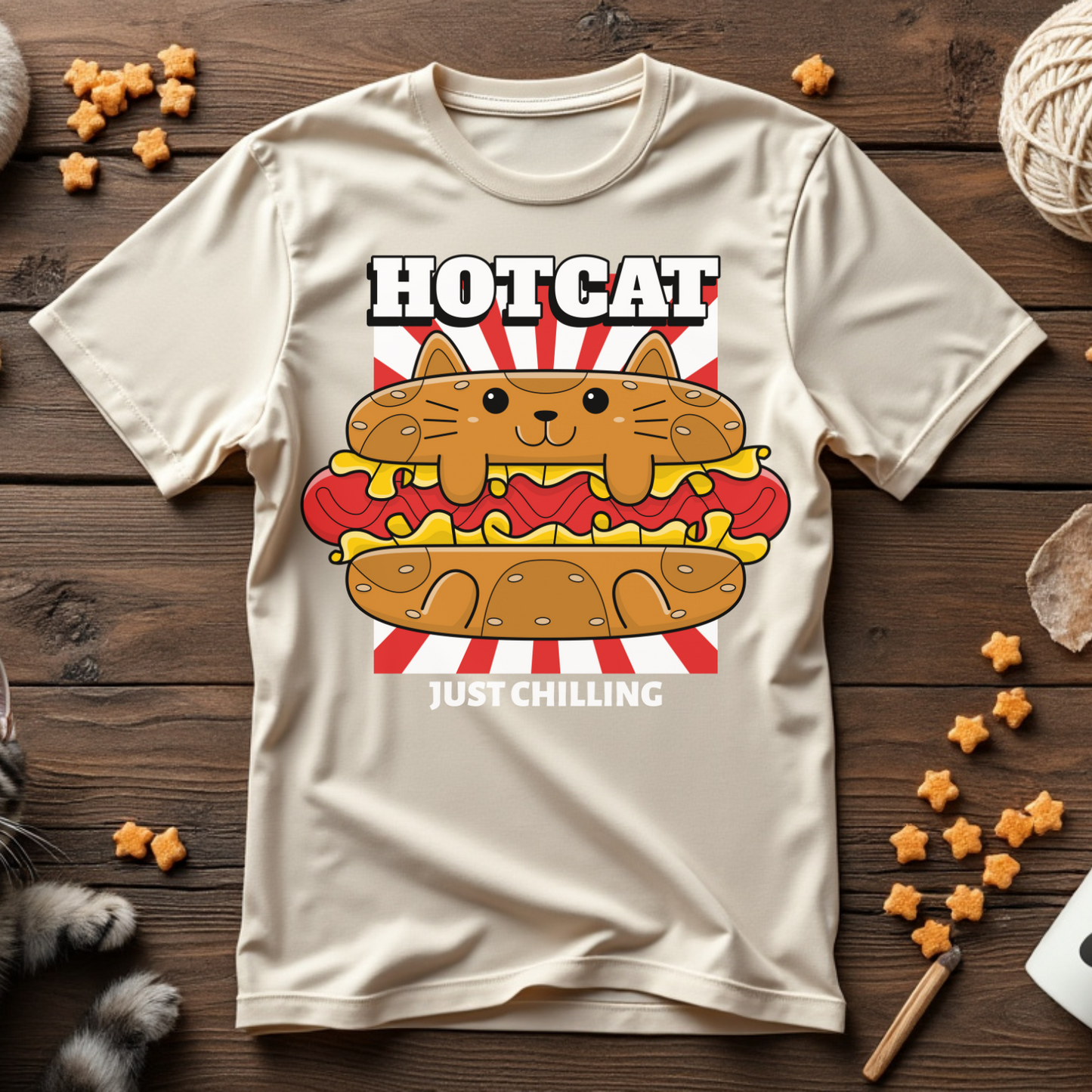 Hotcat in the Bun Tee