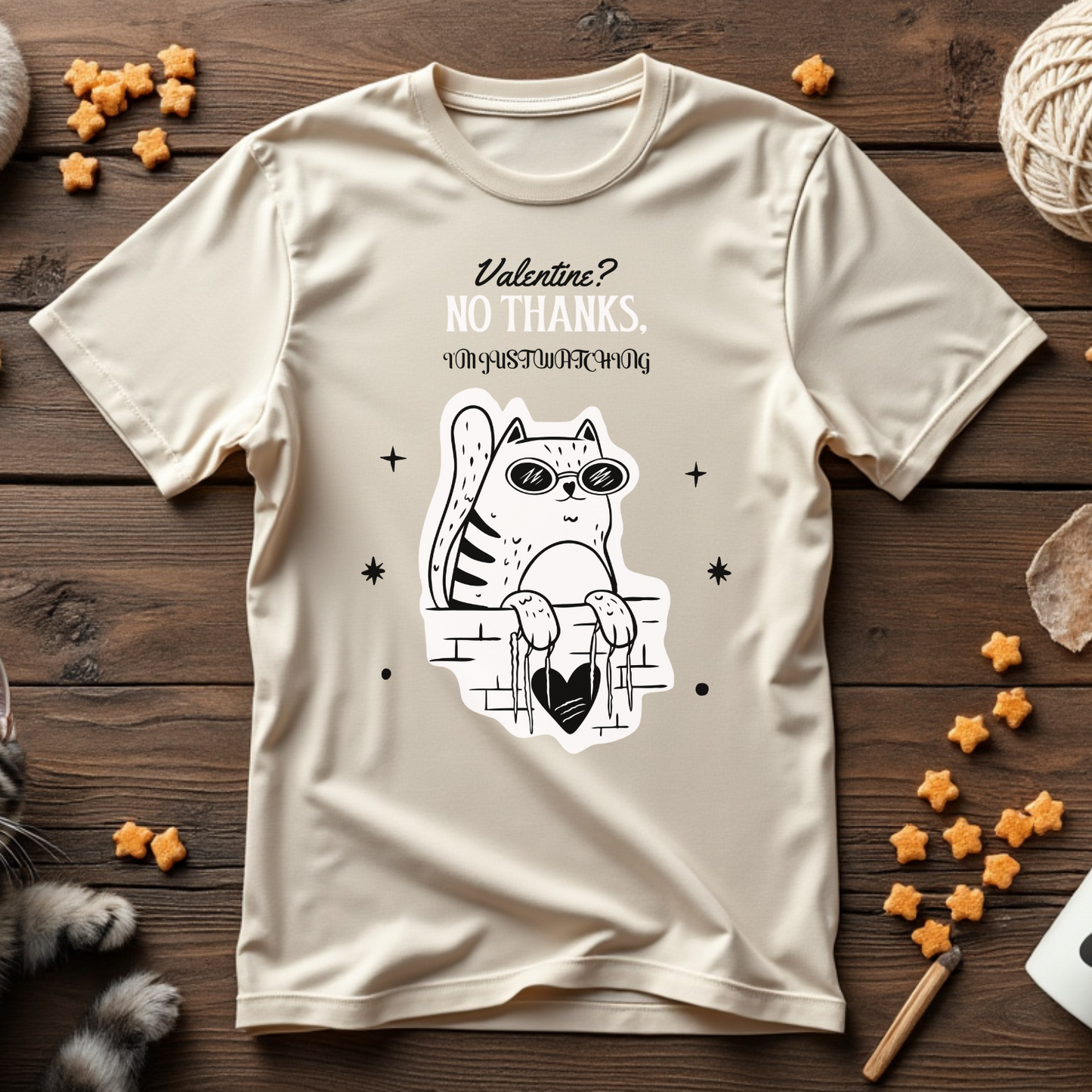 Valentine? No Thanks, Unisex Tee