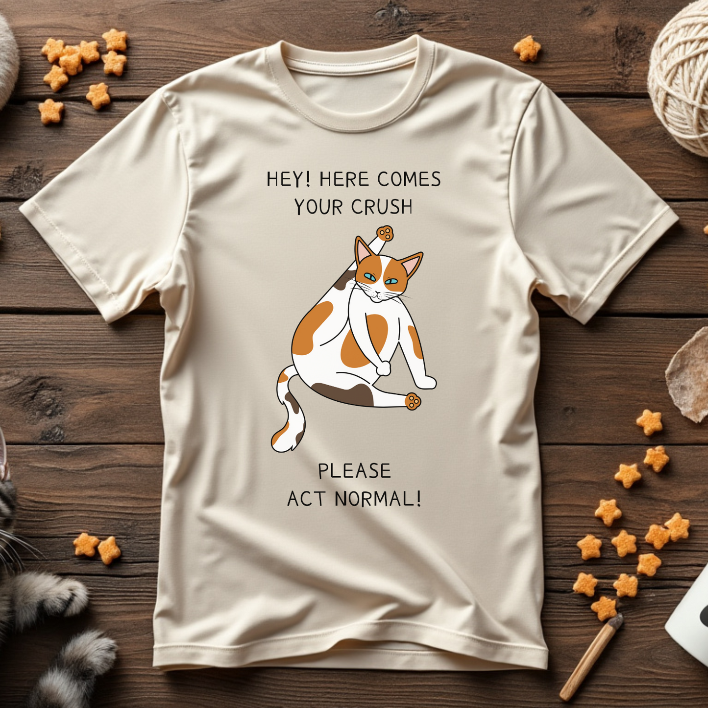 Hey! Here Comes Your Crush Unisex Tee
