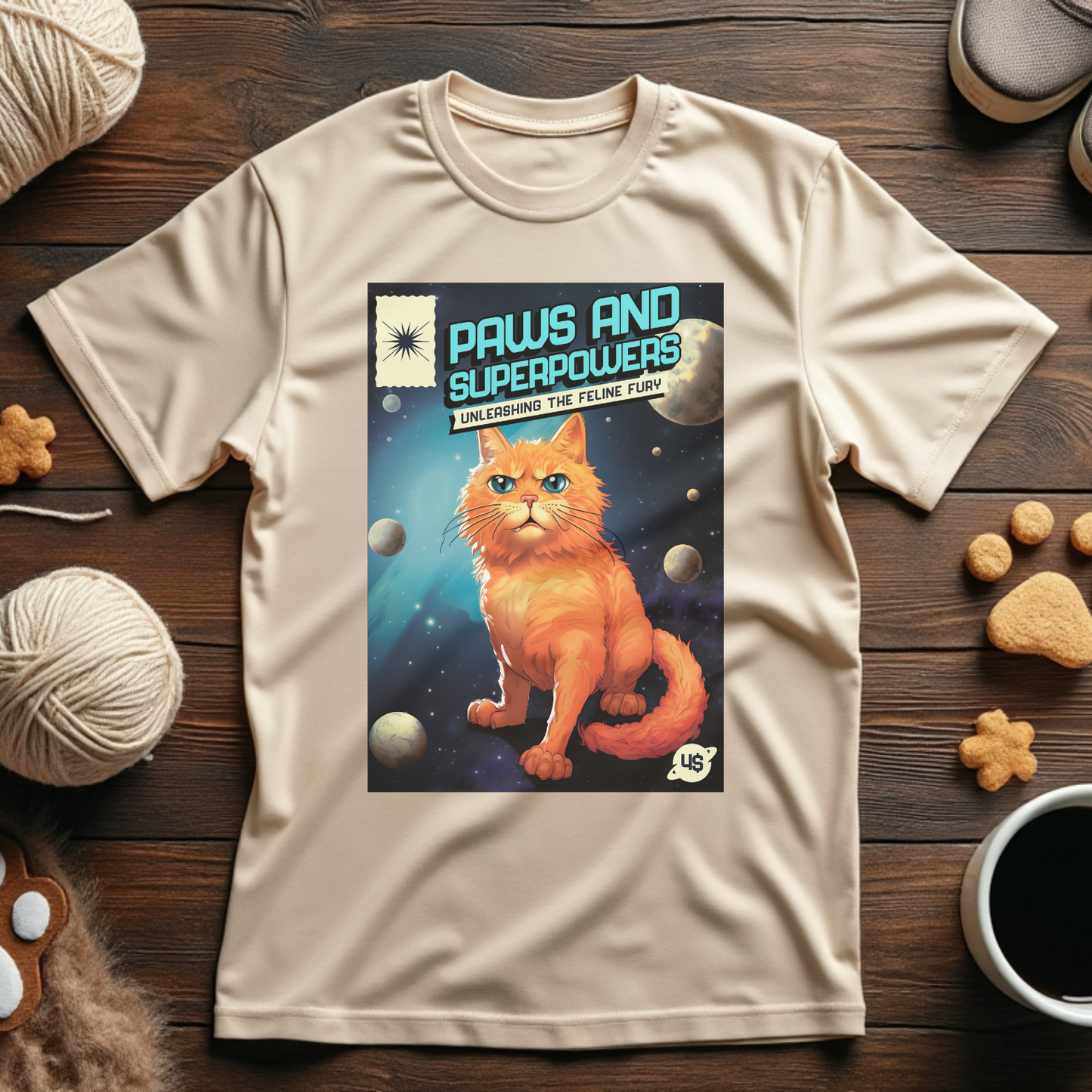Paws and Superpowers Unisex Tee