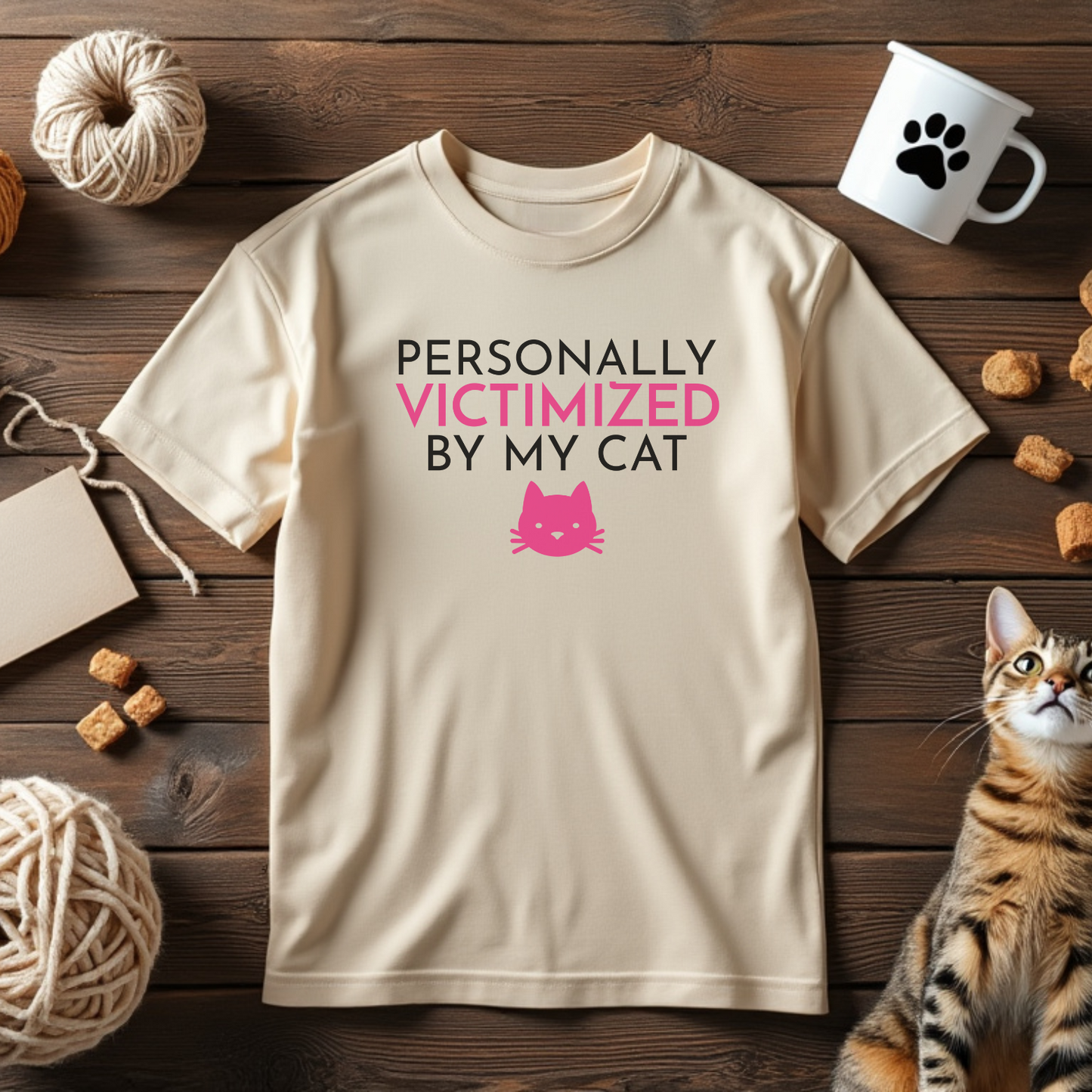 Personally Victimized By My Cat Unisex Tee