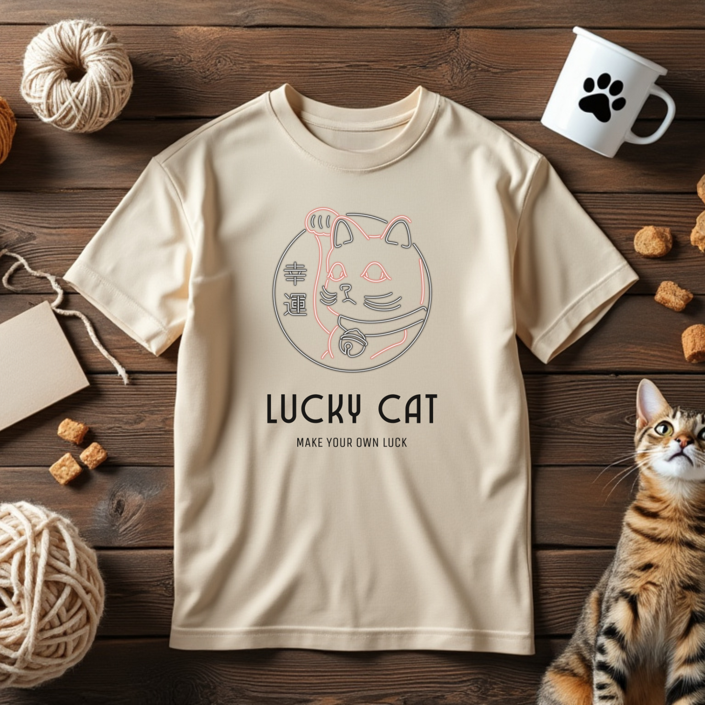 Lucky Cat Unisex Tee