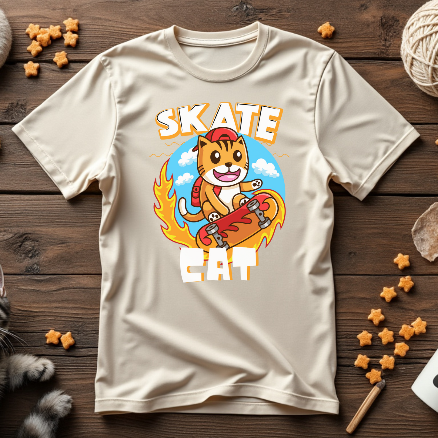 Skate Cat Unisex Tee