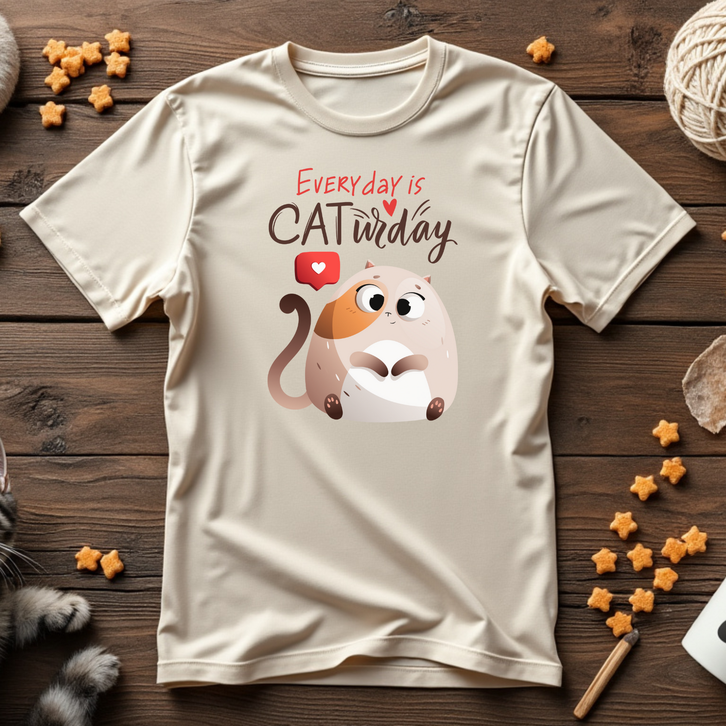 Every Day is CATurday Tee