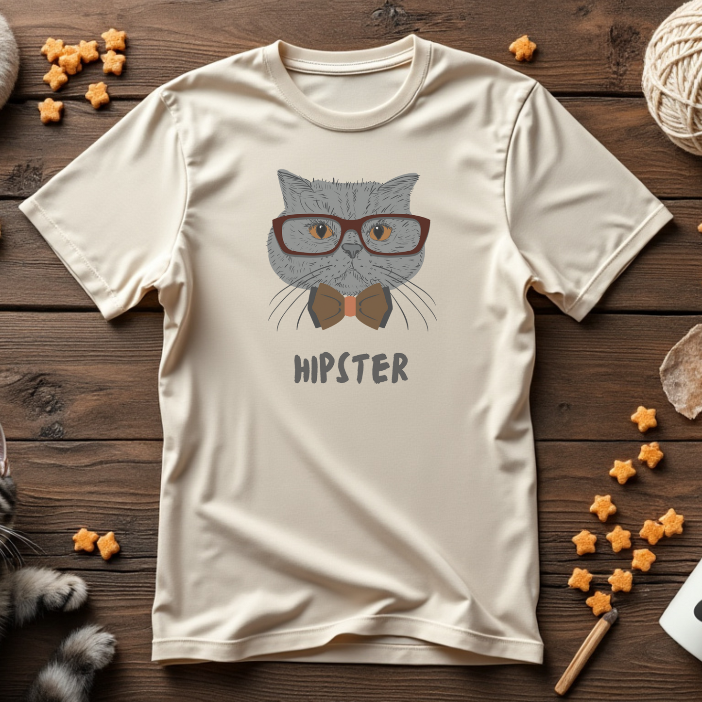 Hipster Cat Tee