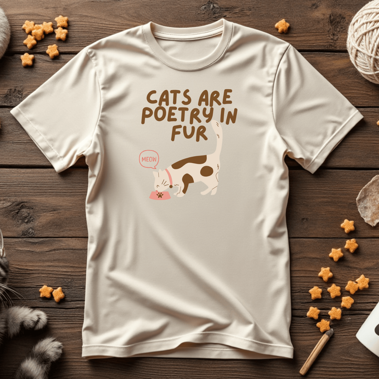 Cats Are Poetry in Fur Tee